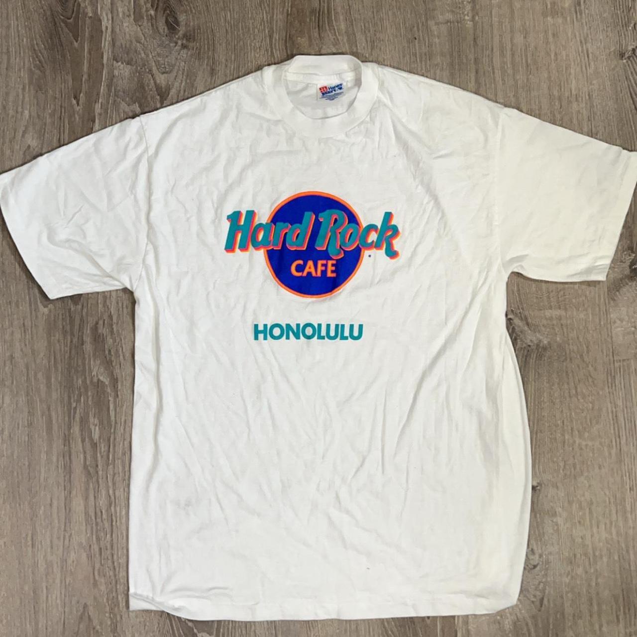 1980’s single stitch Hard Rock Cafe Honolulu tee... - Depop