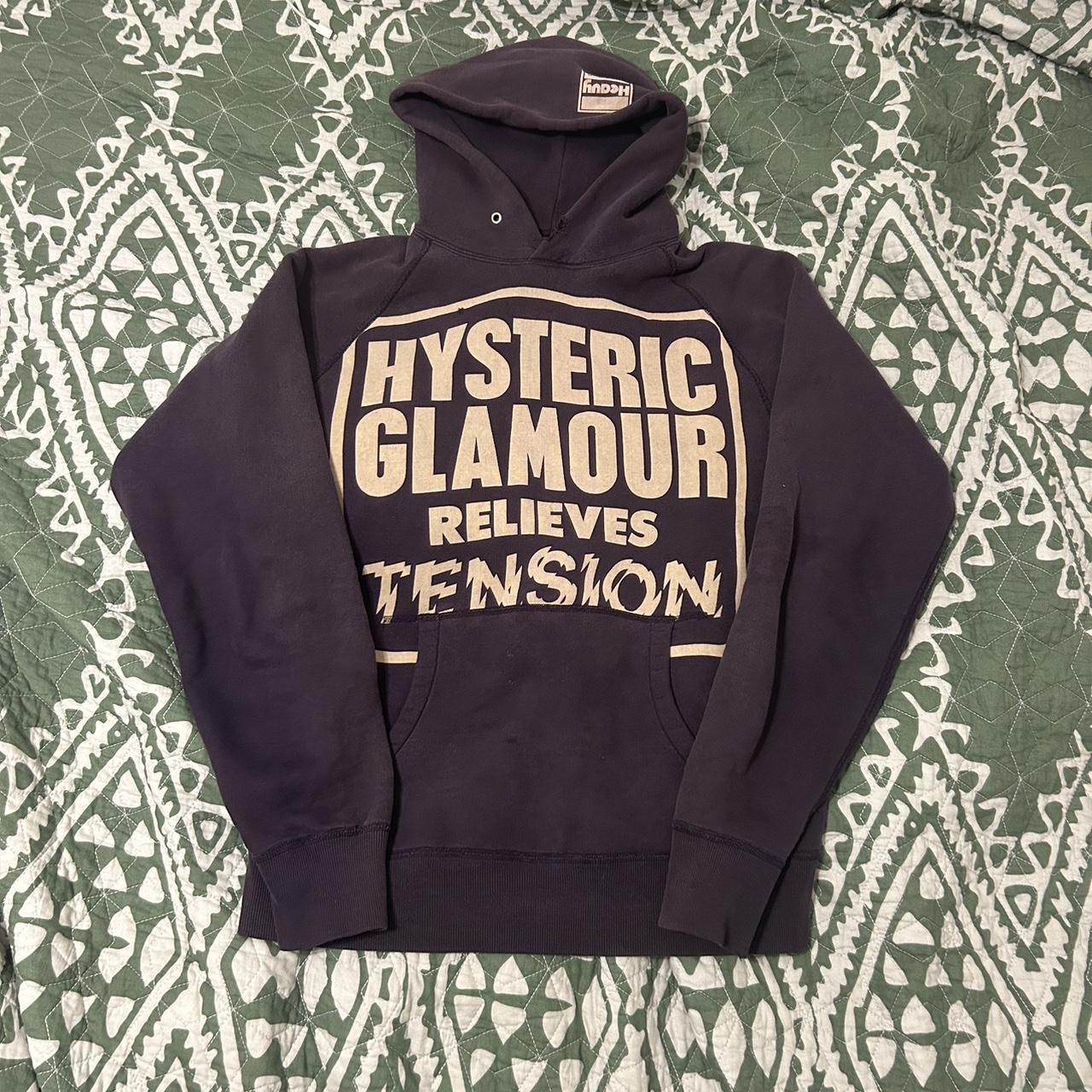 新作【HYSTERIC GLAMOUR】4GIRLS pattern hoodie / black Supreme HYSTERIC GLAMOUR Thermal Lined Zip Up Hooded