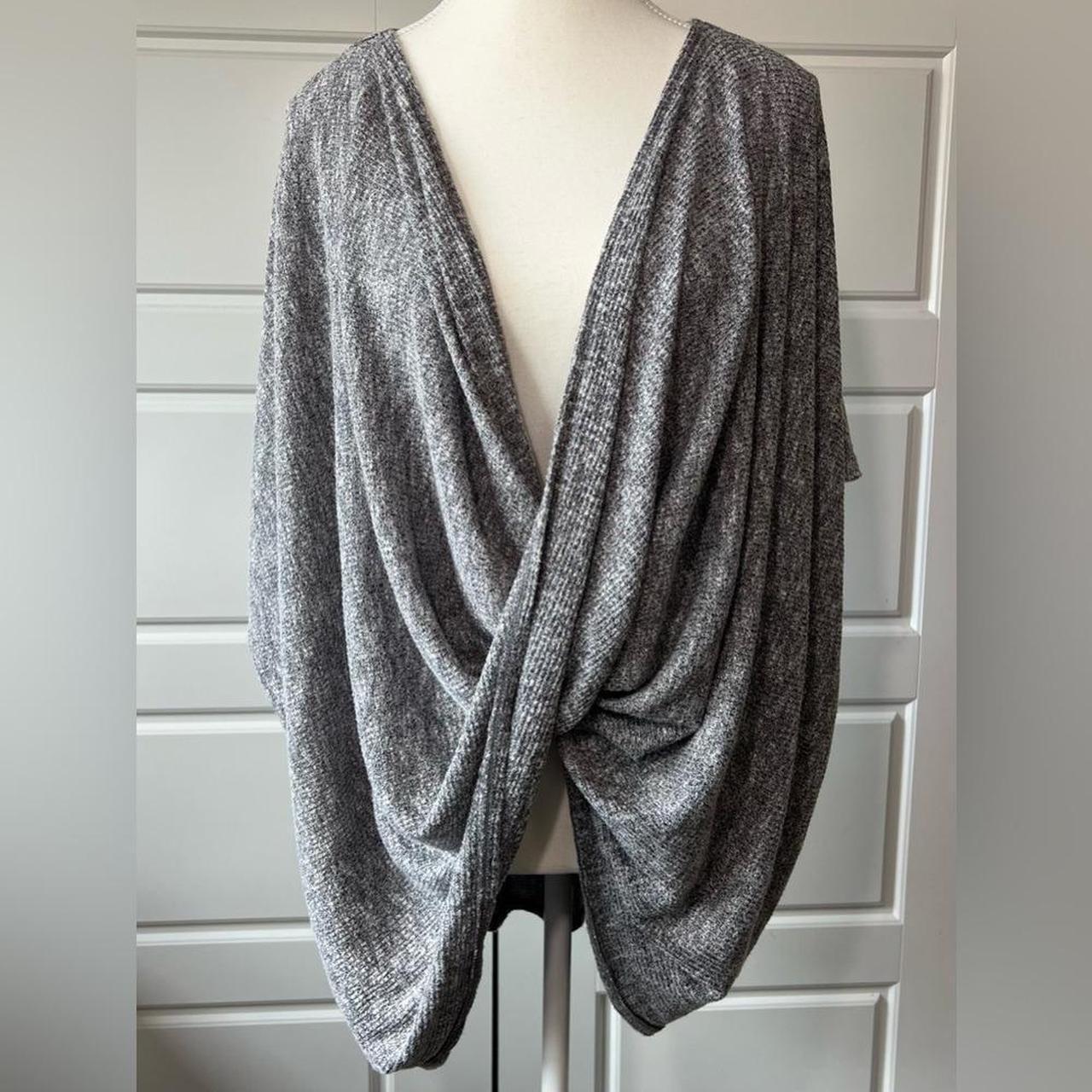 Women's Sweater - Grey - L – Db Sunday Twist Fron… - image 1