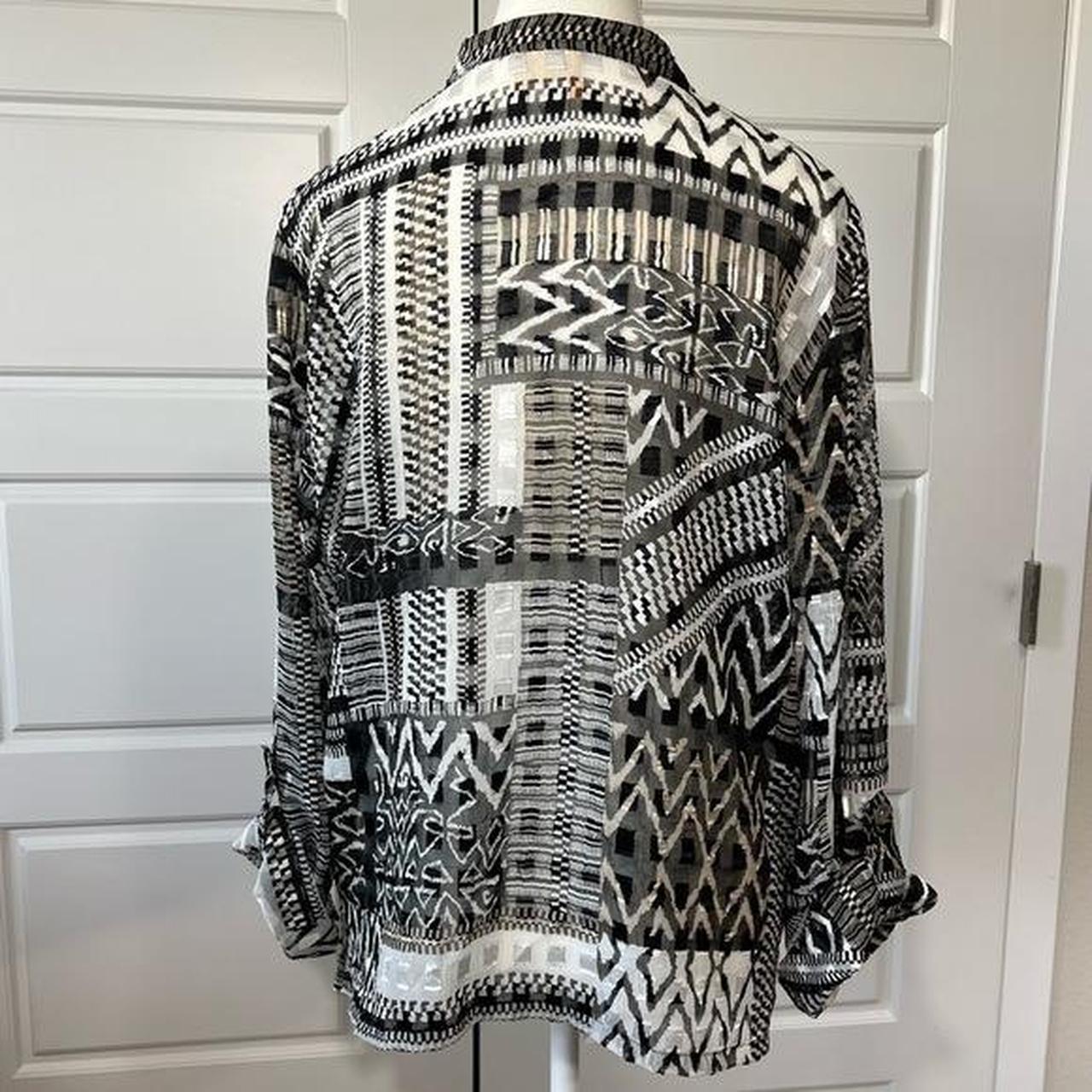 Ruby Rd. Women's Blouse - Black/White - 12 – Ruby… - image 5