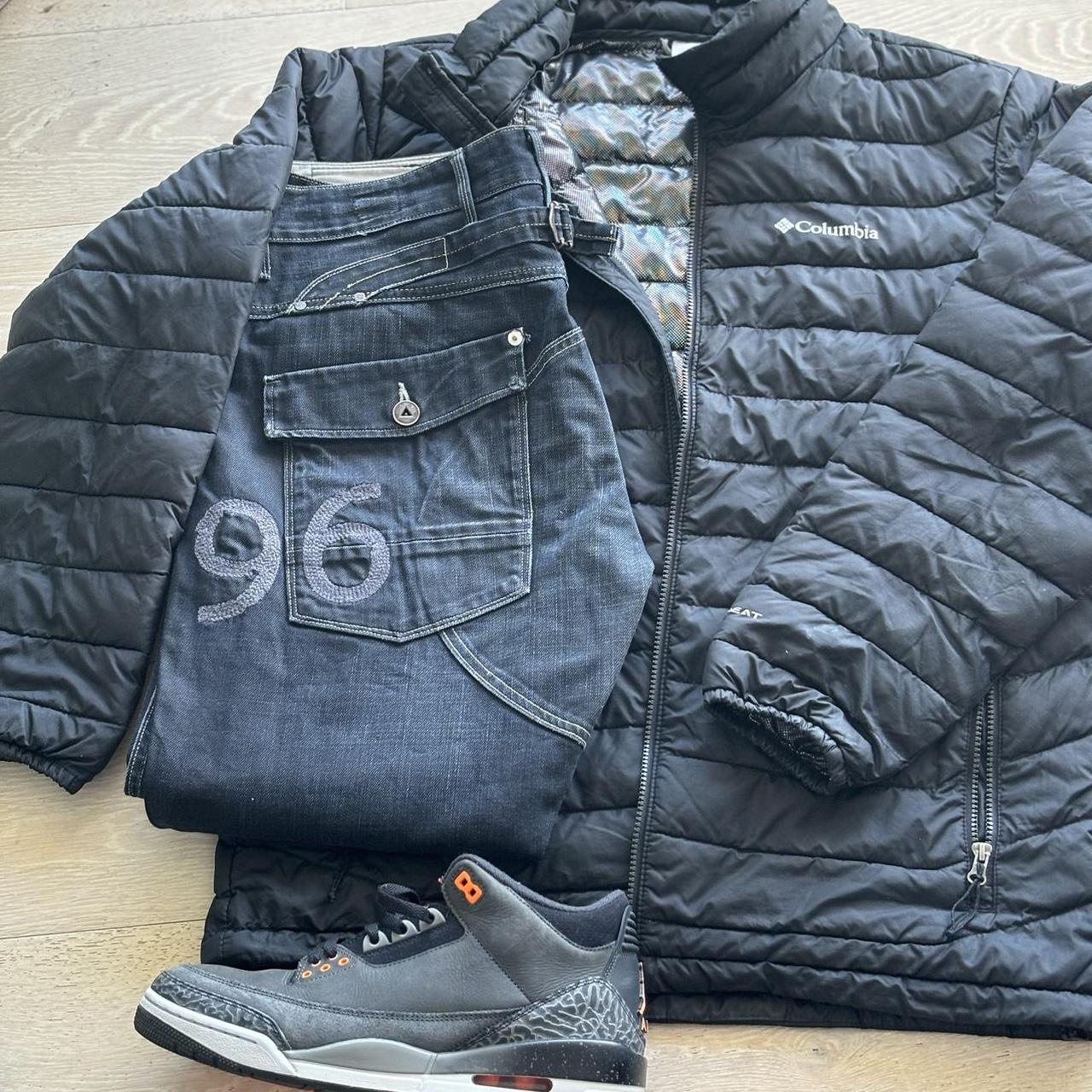 Columbia Men’s Puffer Jacket black L Depop