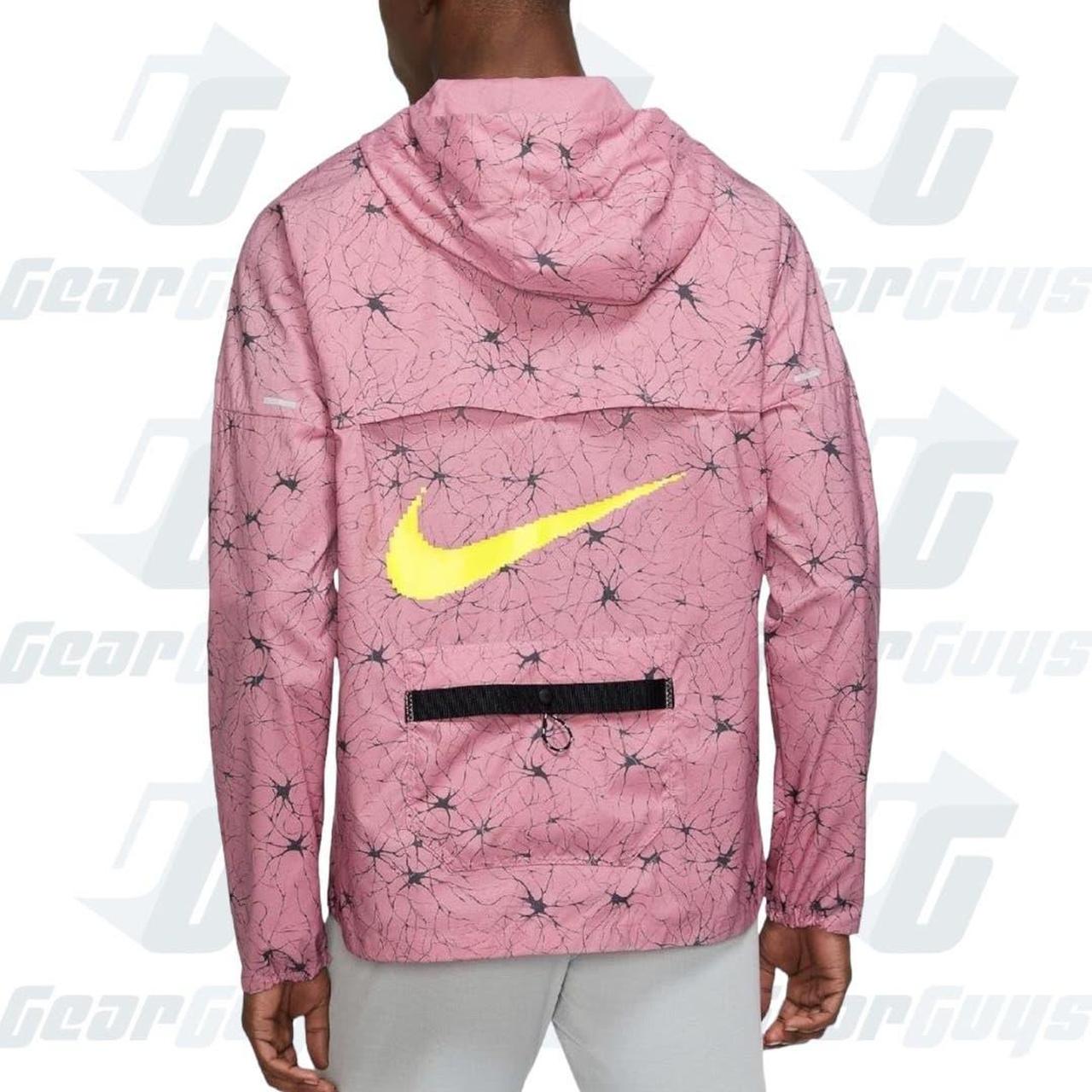 Pink nike jacket mens online