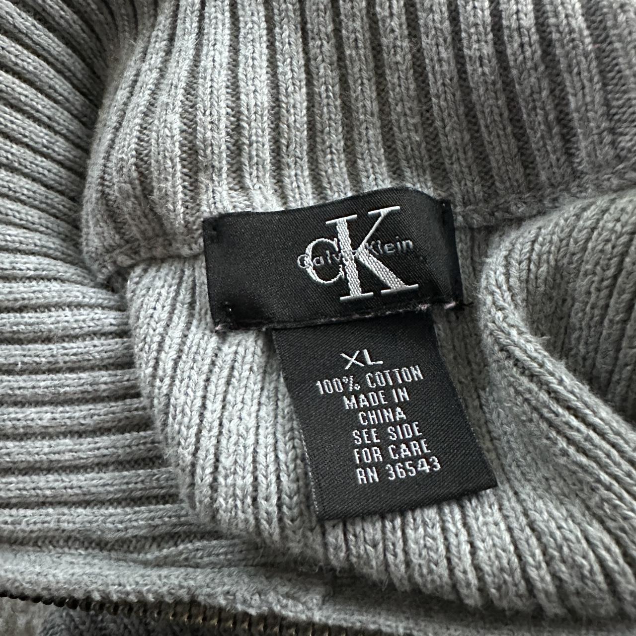 CK Calvin Klein Women's Grey Jumper | Depop