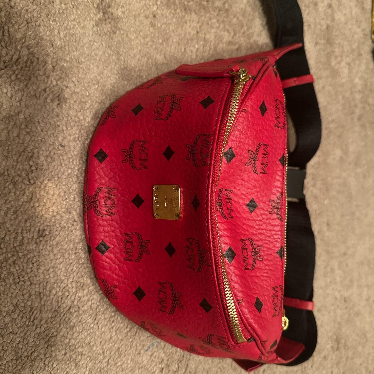 MCM Red Shoulder Bags