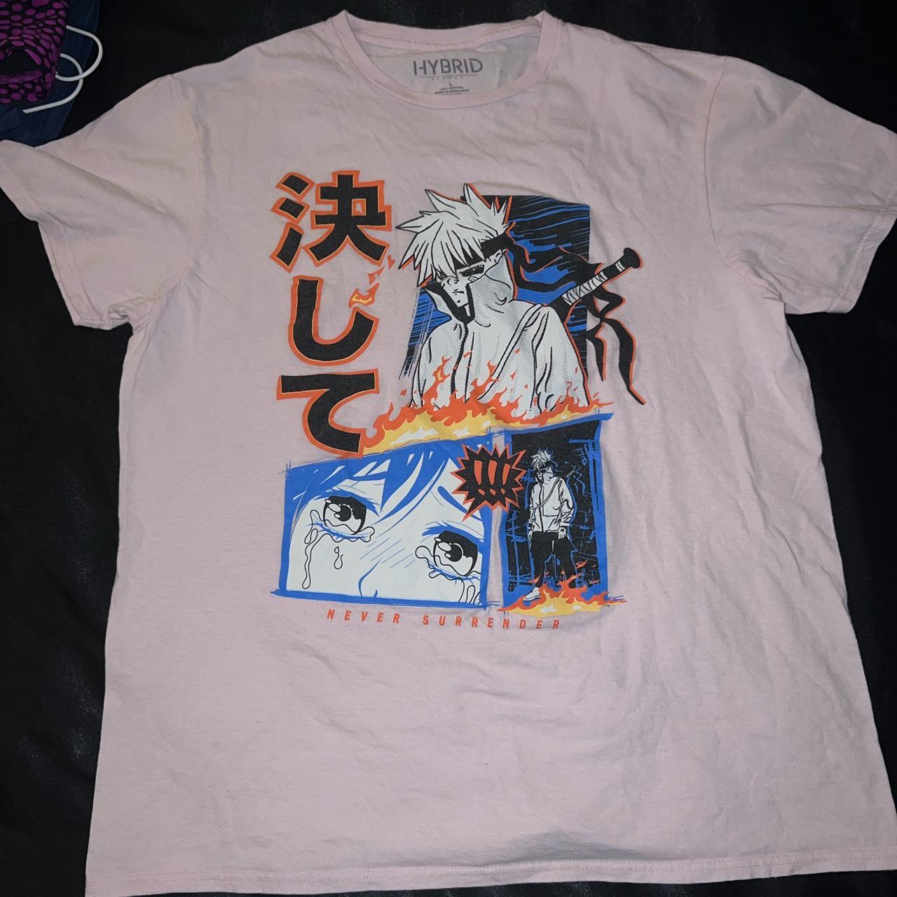 Never Surrender t-shirt Hybrid Anime - Depop