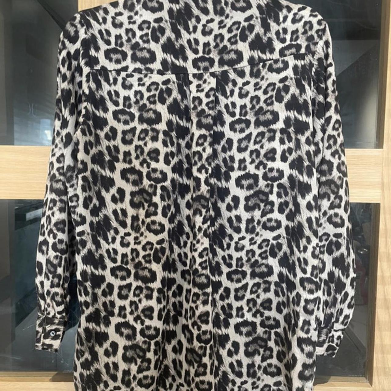 Zara leopard shirt Perfect condition, only worn... - Depop