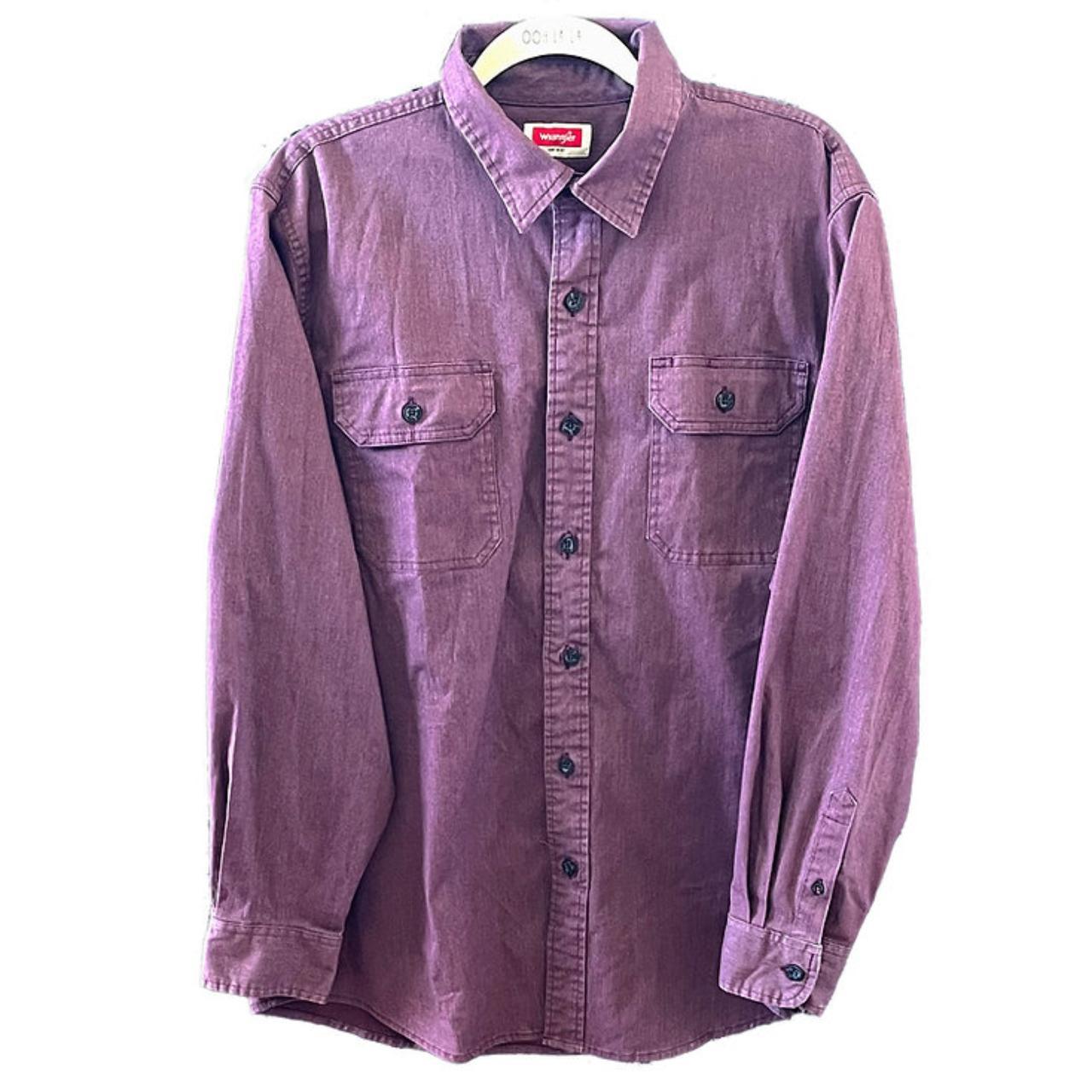 Long Sleeve Magenta Button Down Shirt Indulge in... - Depop