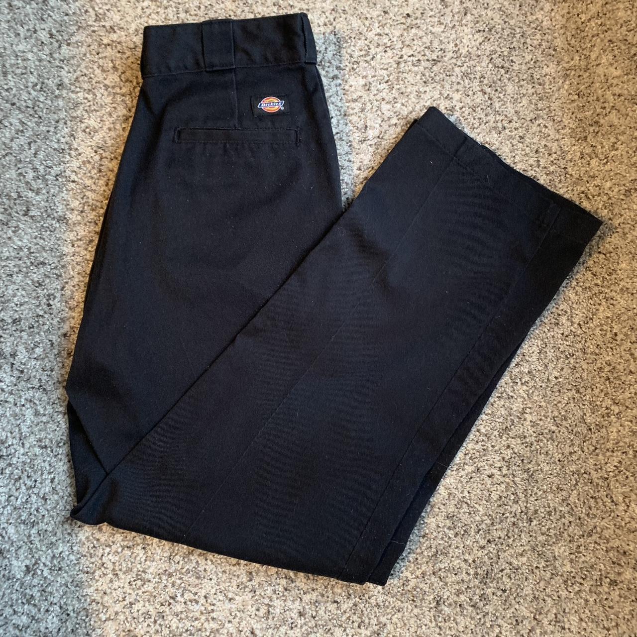 Black dickies pants. W 34 L 32. Good condition no... - Depop