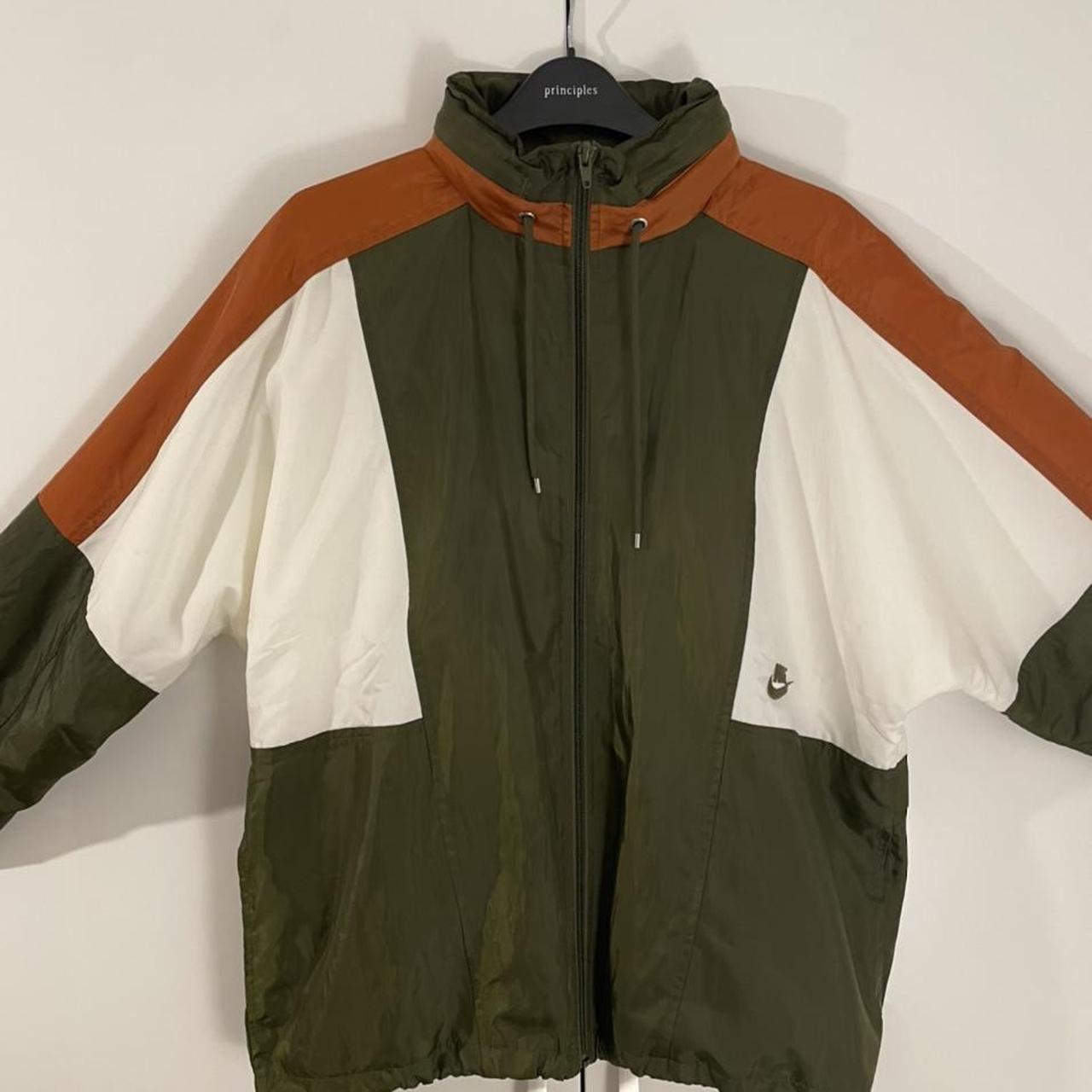 Nike Reissue 1989 Woven Jacket. Green Orange Depop