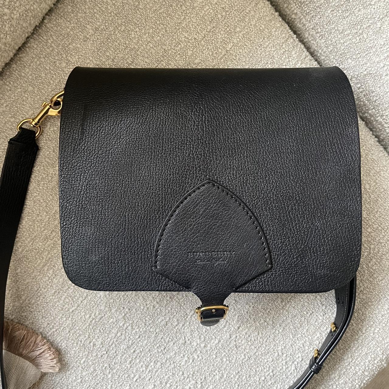 Burberry the square sale satchel in leather