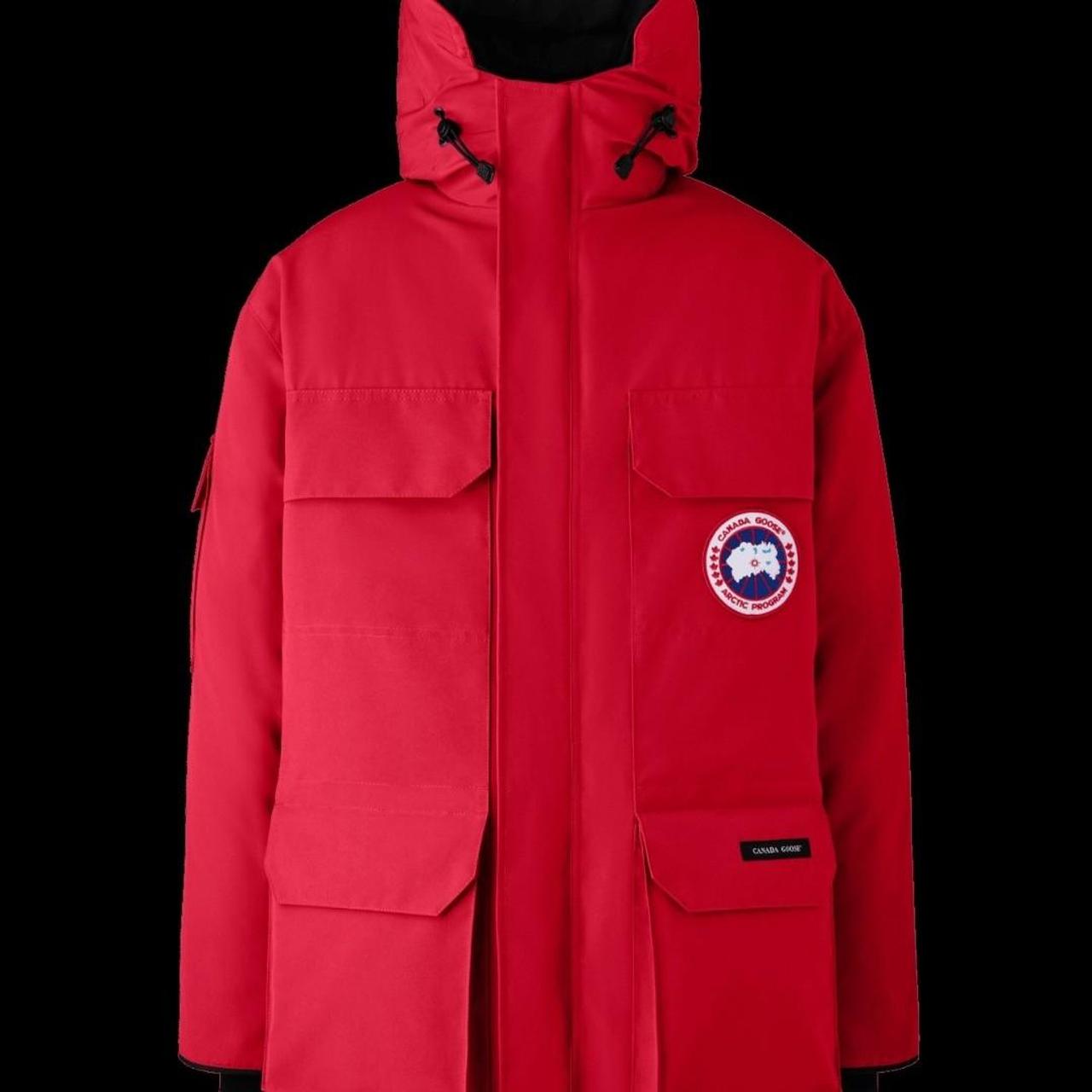 canada goose mens jacket red