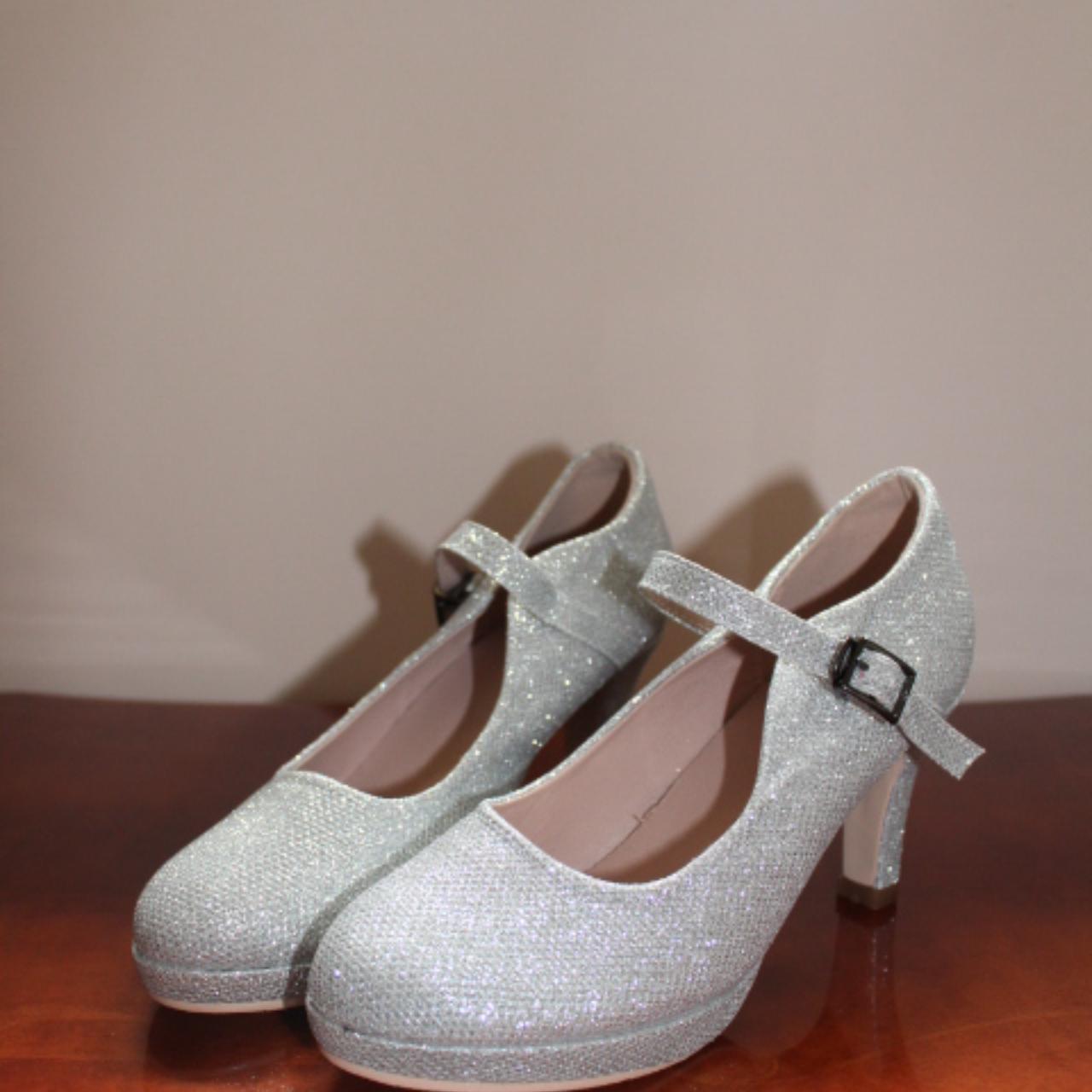 Brand new womens evening/dance shoes Sparkly all... Depop