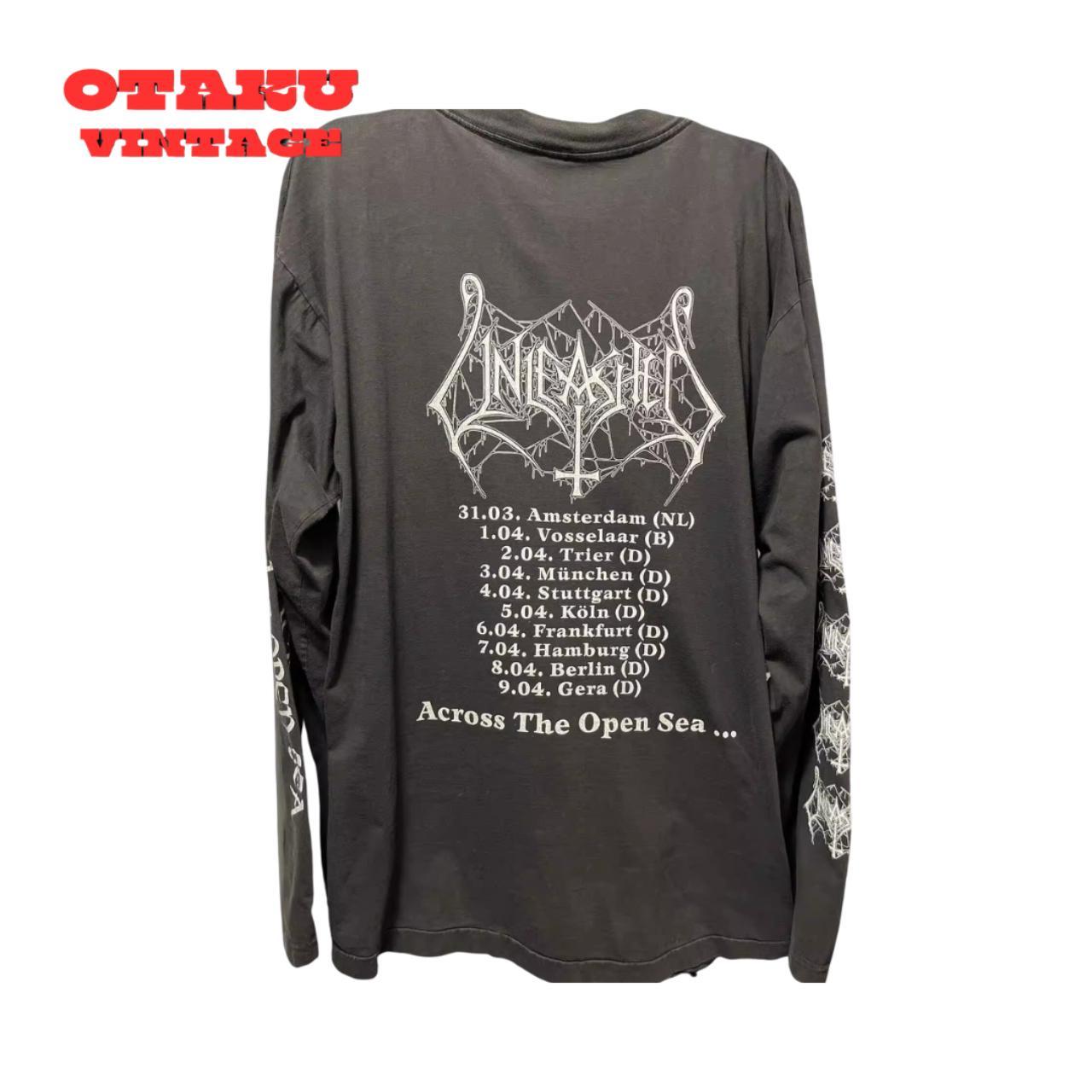 Unleashed Death Metal Long Sleeve Tee Color: | Depop