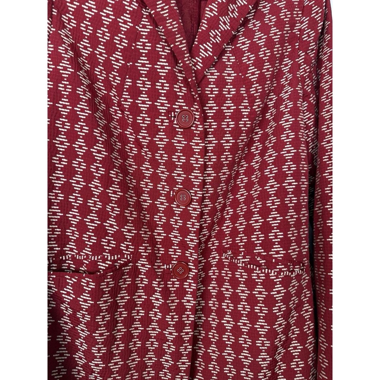 Preloved Women's Jacket - Red - 12 – Sigrid Olsen… - image 3