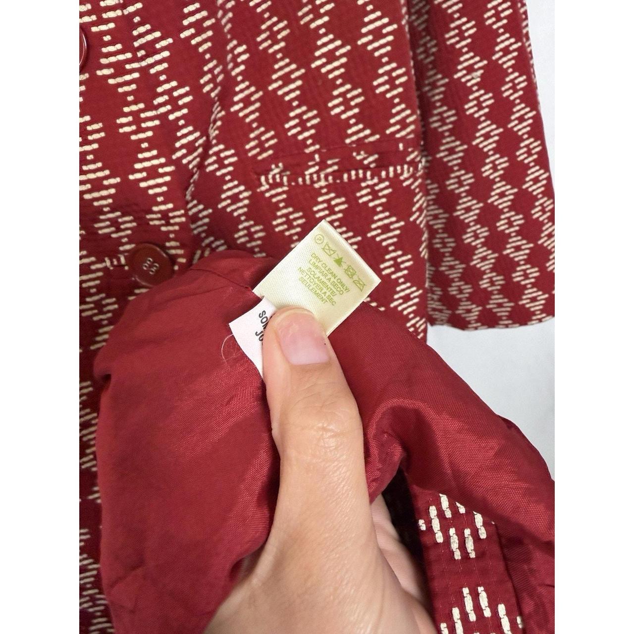 Preloved Women's Jacket - Red - 12 – Sigrid Olsen… - image 8