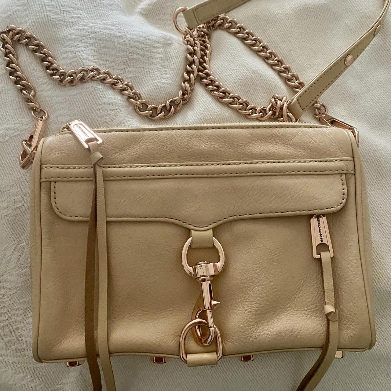 Rebecca Minkoff peachy nude crossbody purse with... - Depop