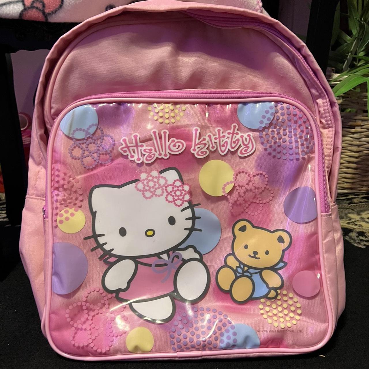 2000s HELLO KITTY Messenger Bag, Backpack, Book-bag, - Depop