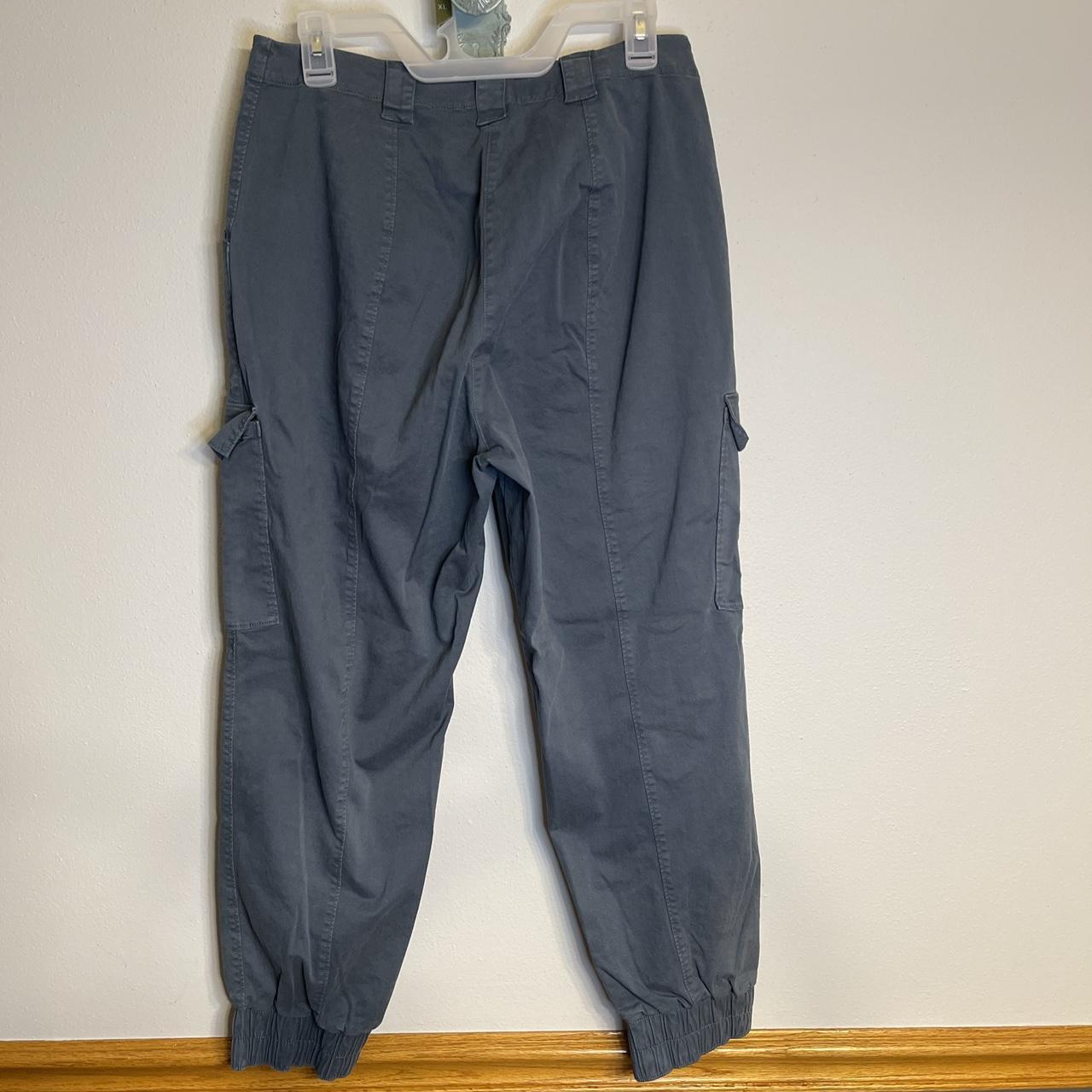 Cinq a Sept Women's Blue and Grey Trousers (6)