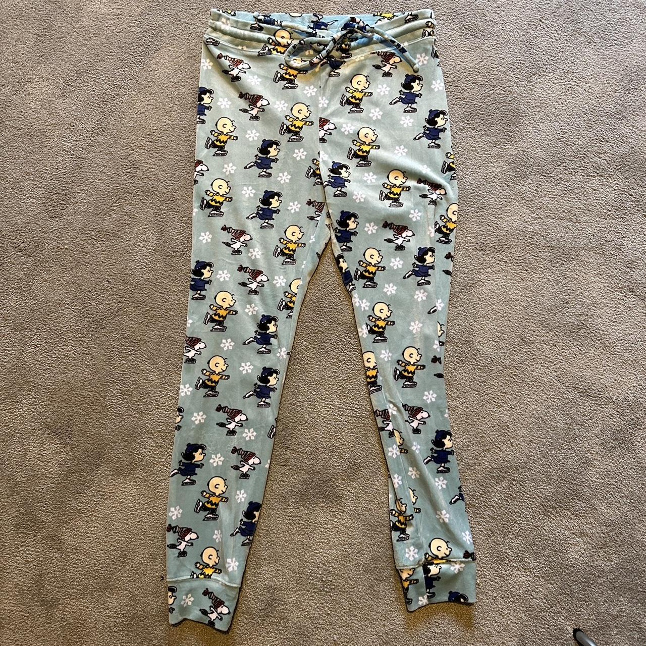 ❄️ american eagle large peanuts/snoopy ice skating - Depop