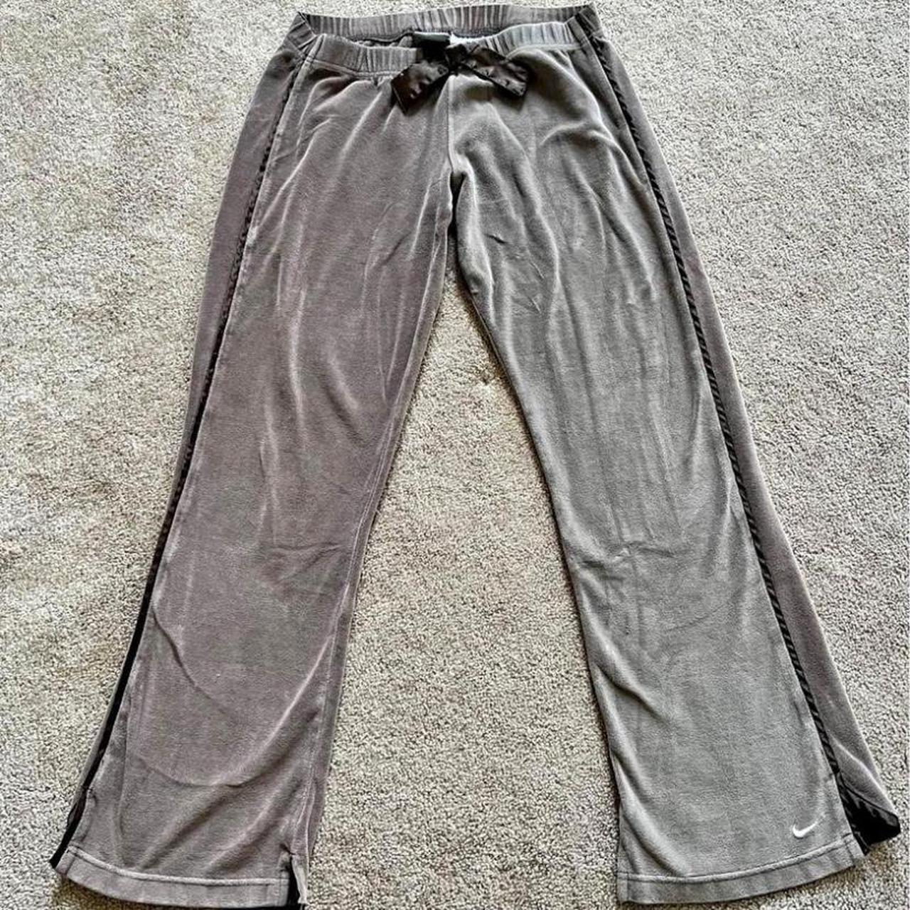 nike velour tracksuit bottoms