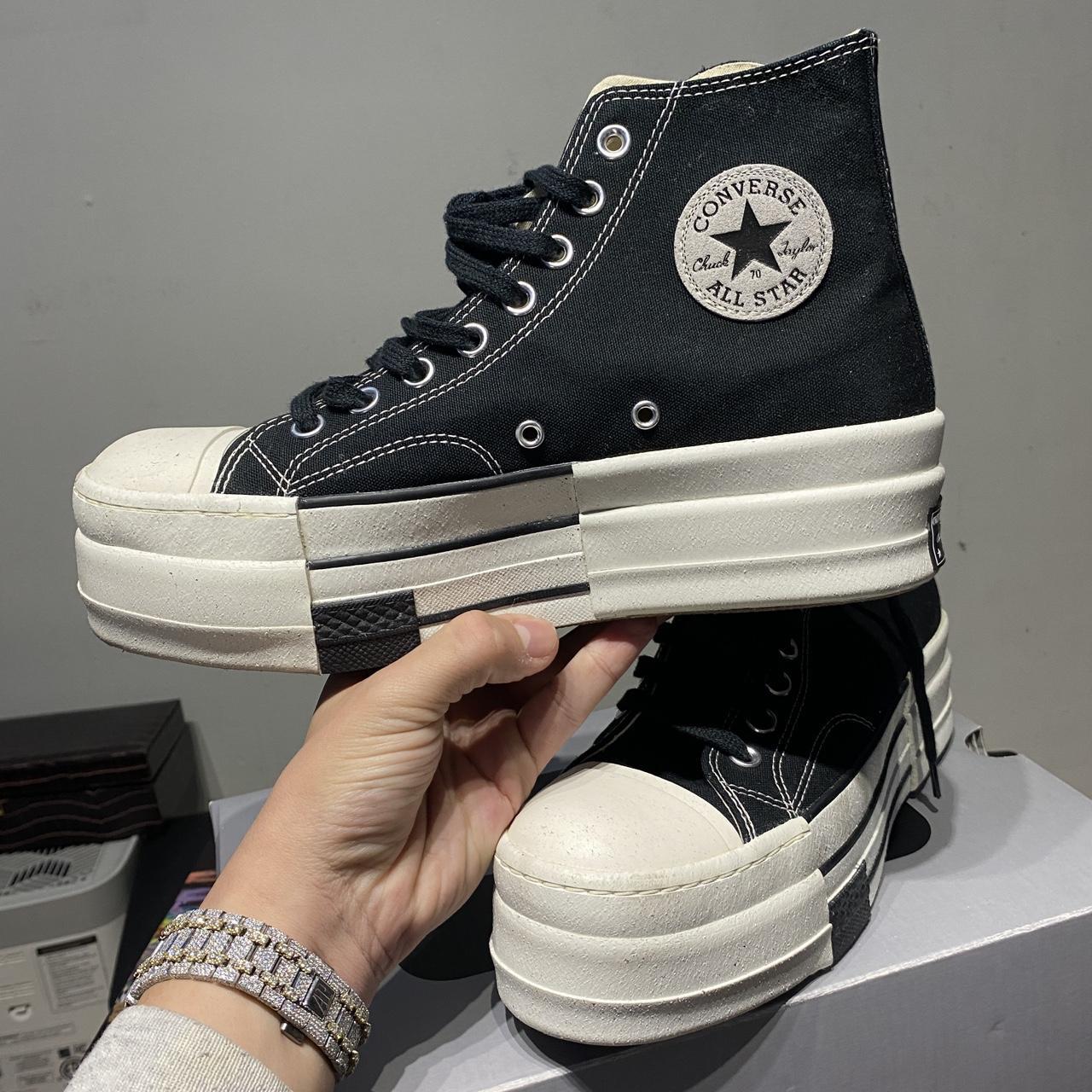 RICK OWENS DRKSHDW DBL DRKSTAR Chuck 70