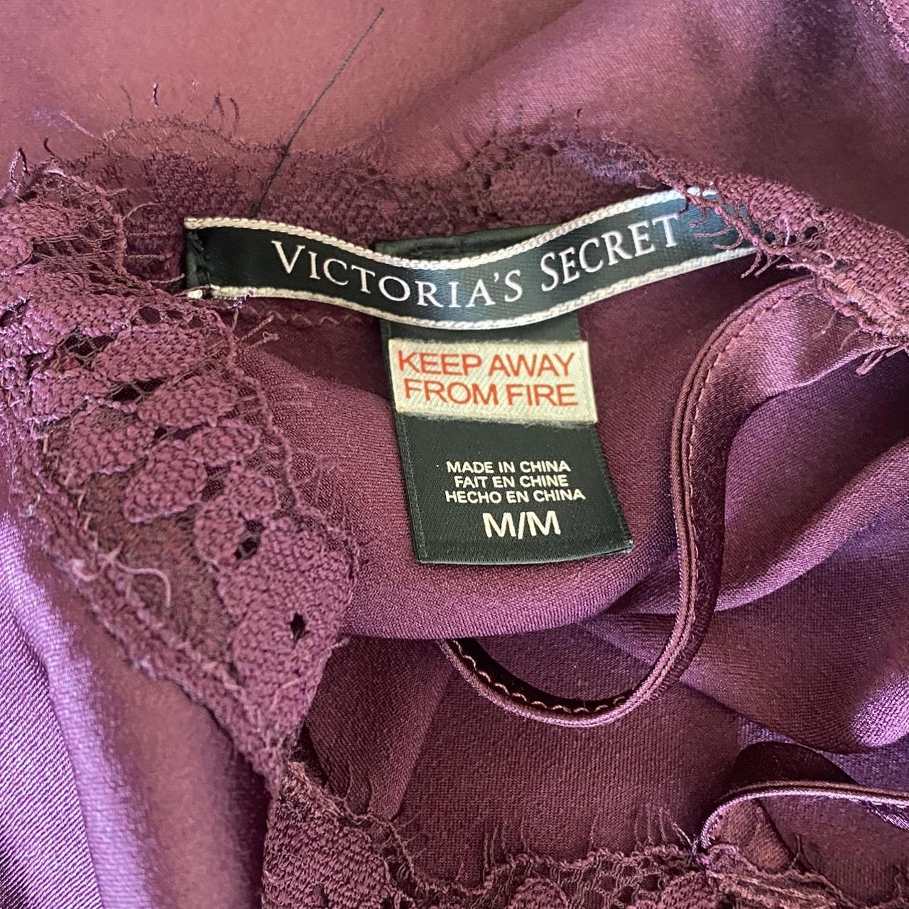 Victoria’s Secret lace strappy satin slip... - Depop