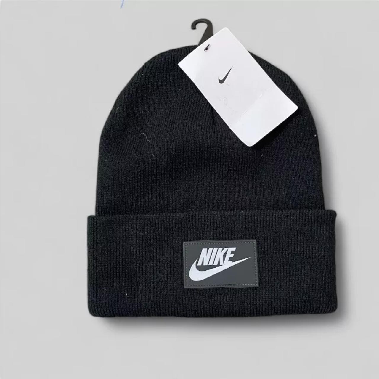 Nike Unisex Cuff Beanie Hat In Black Colour New... - Depop