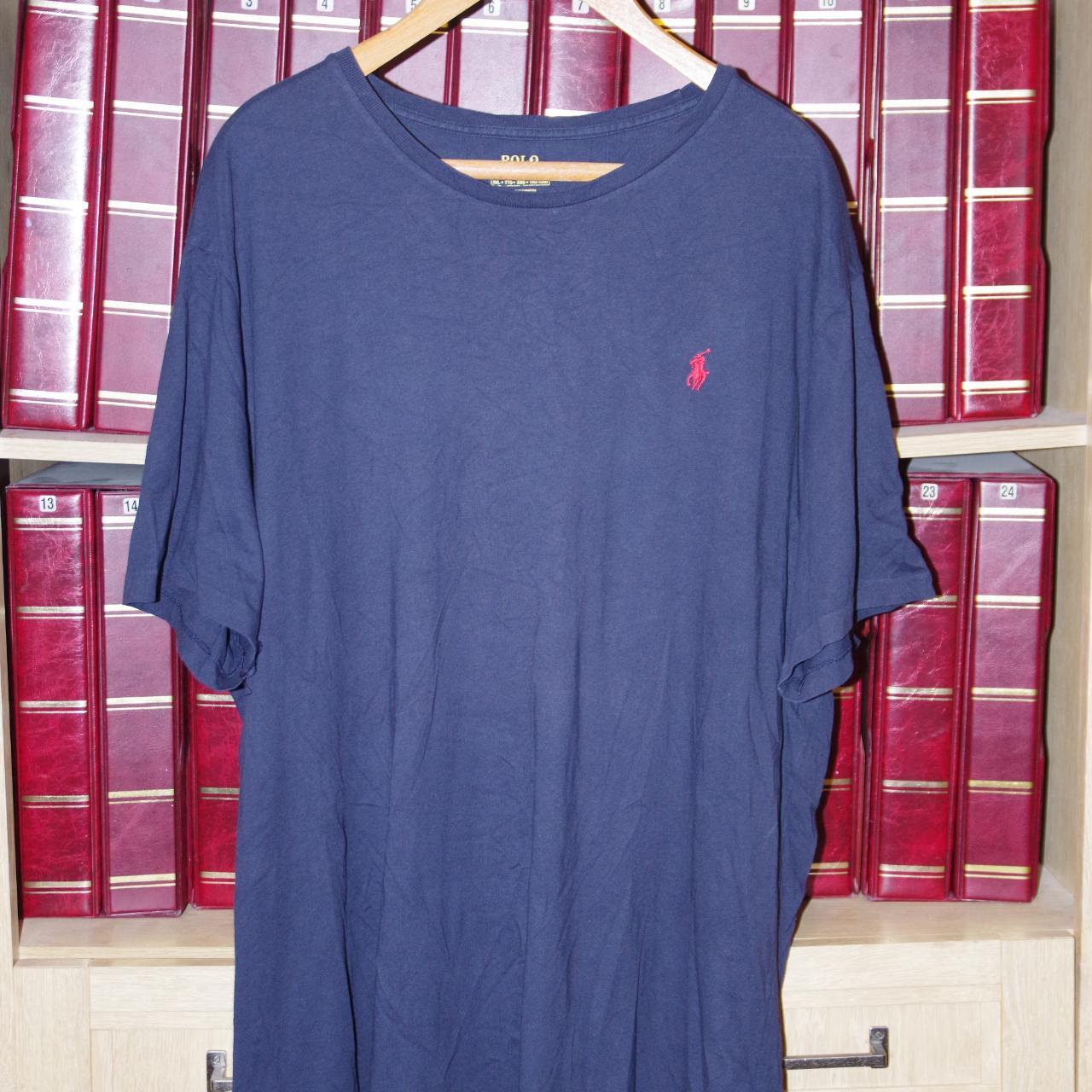 Ralph Lauren Polo XXL T-Shirt Dark Blue. T-shirt is... - Depop