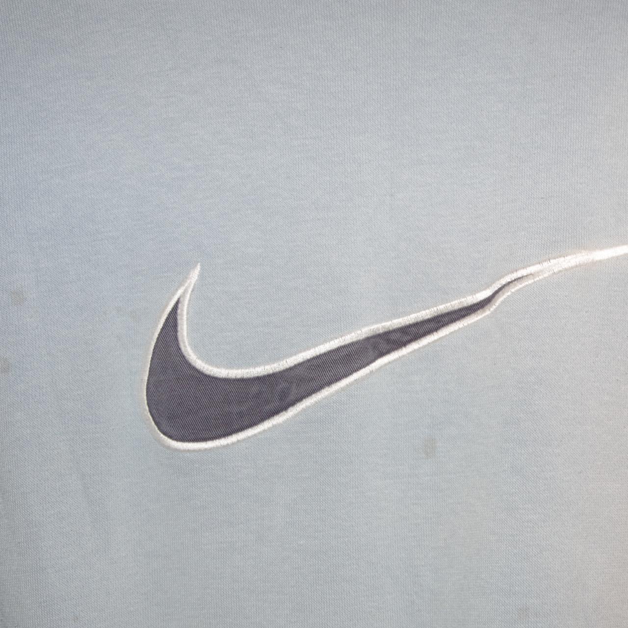 Nike Vintage Centre Swoosh Crew Neck Jumper UK... - Depop