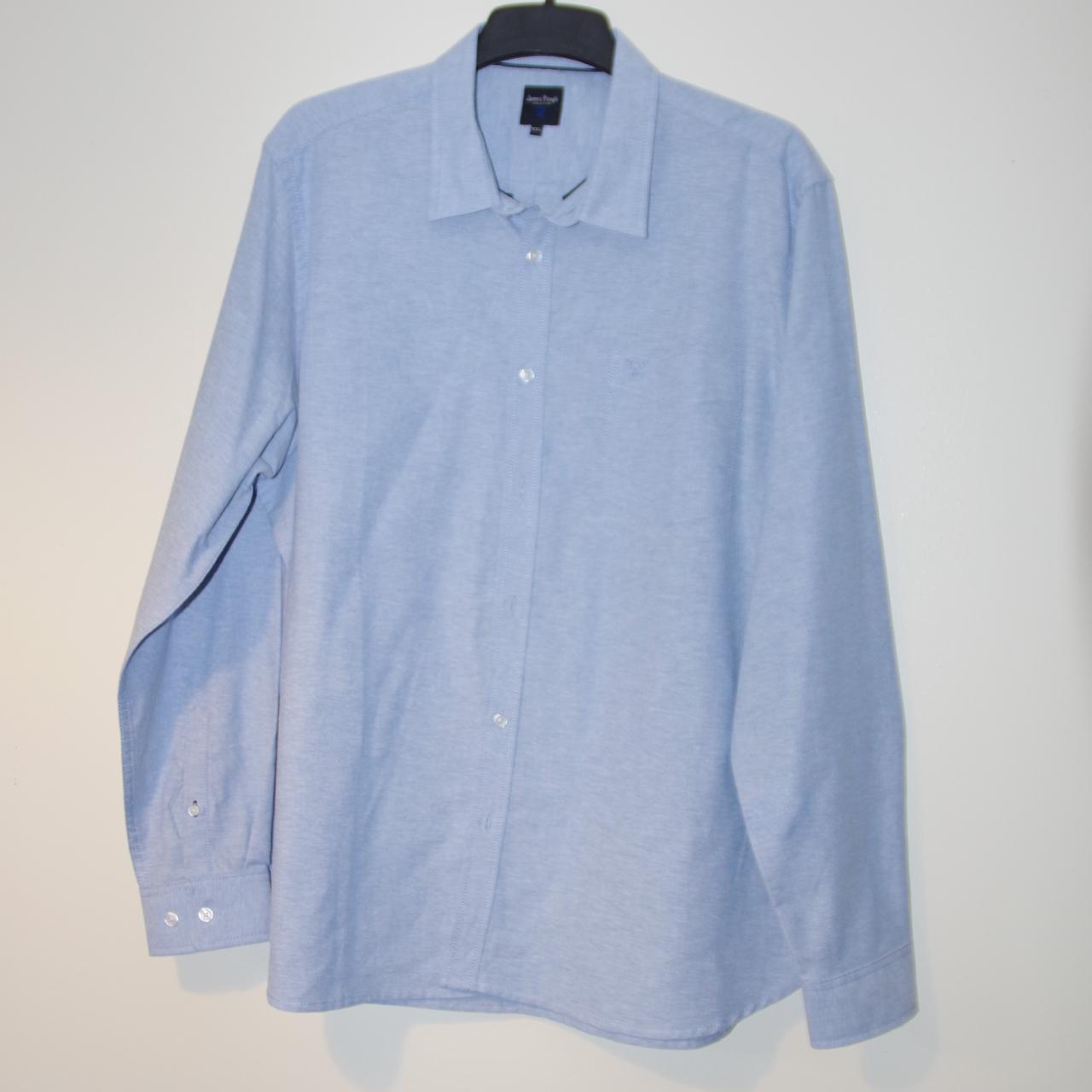 James Pringle Collard Button-Up Long Sleeve Shirt UK... - Depop