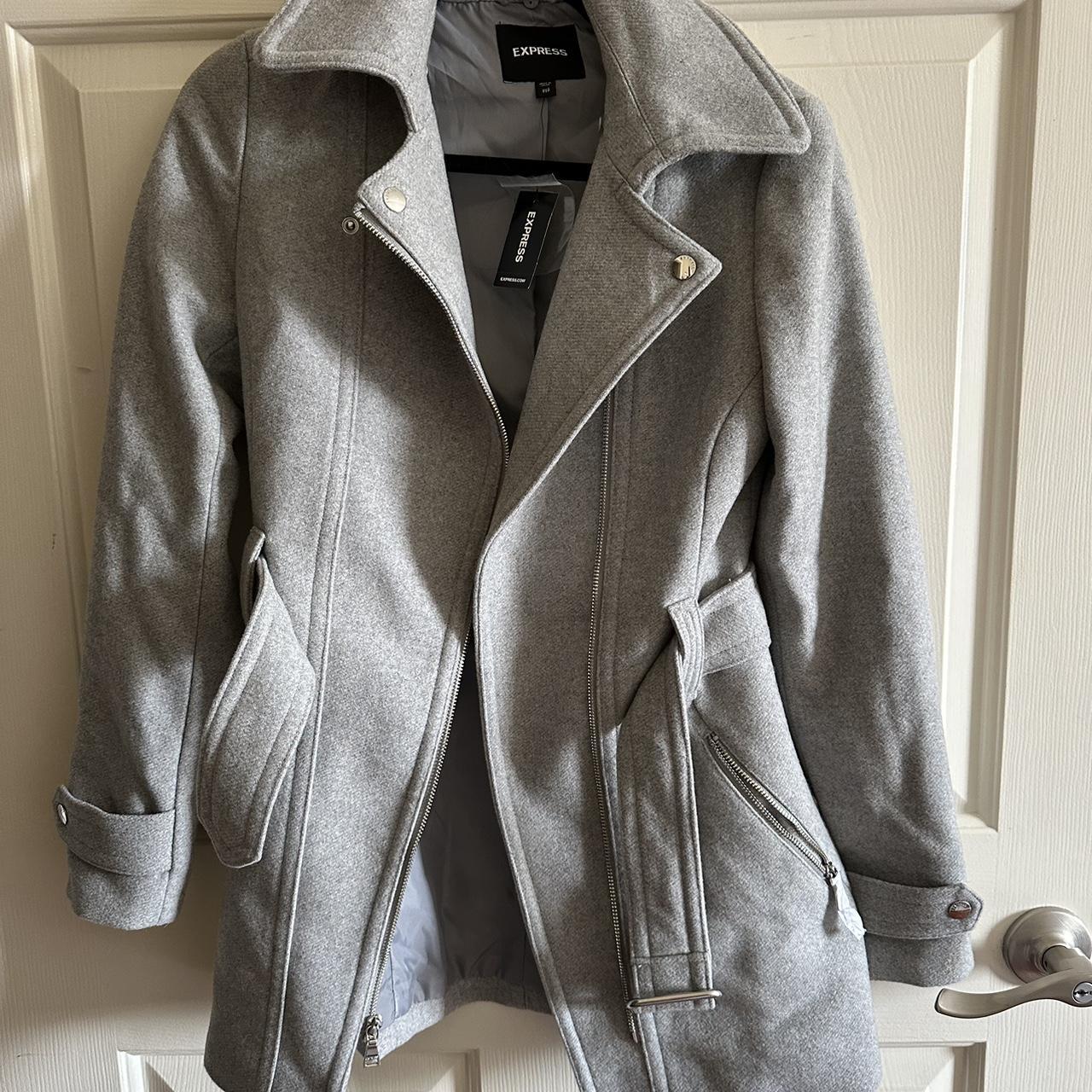 Express shop grey coat