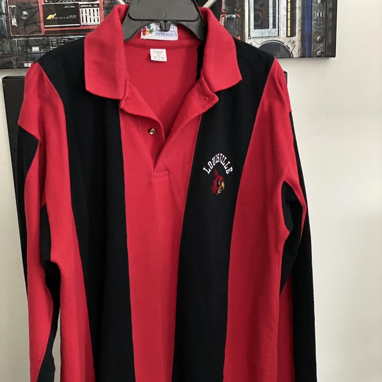 Louisville Cardinals polo Pit to Pit - 23 inches - Depop