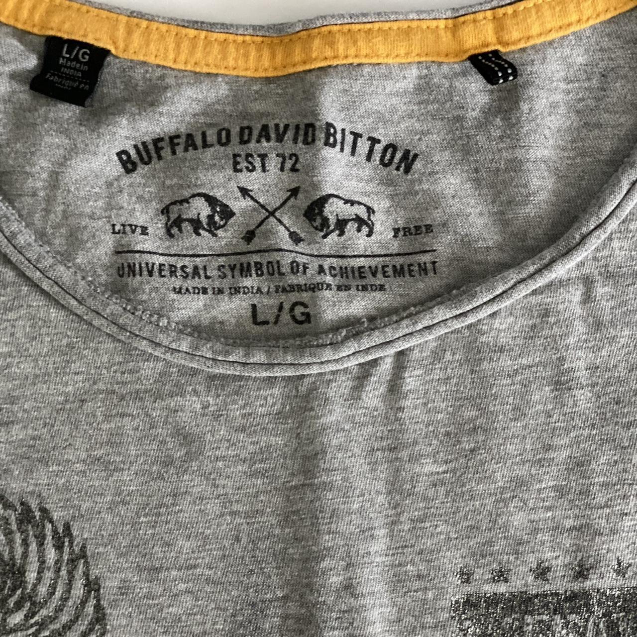 Buffalo David Bitton grey Y2K shirt. Shirt has a... - Depop