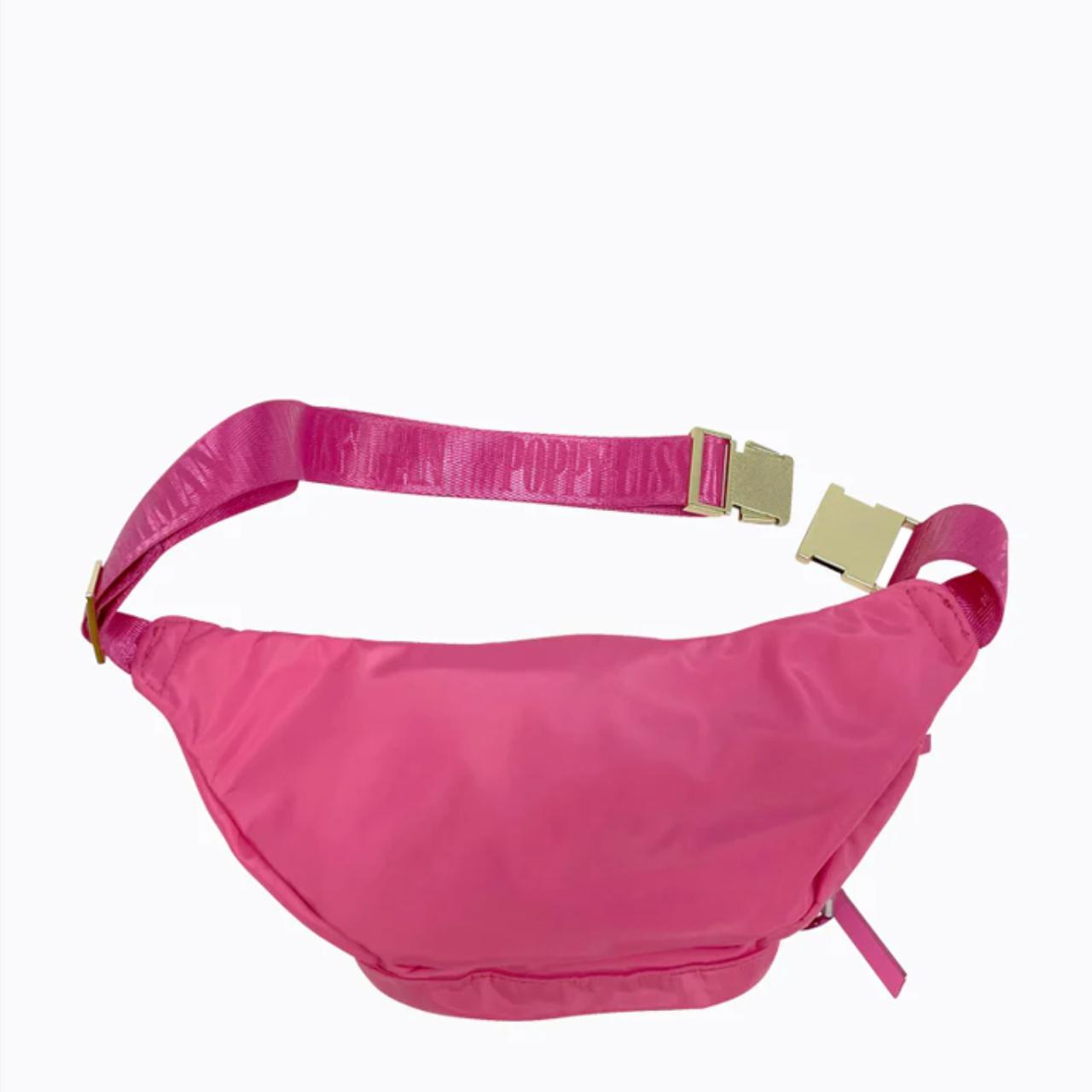 poppy Lissiman pink malibu waist bag/bumbag - worn... - Depop