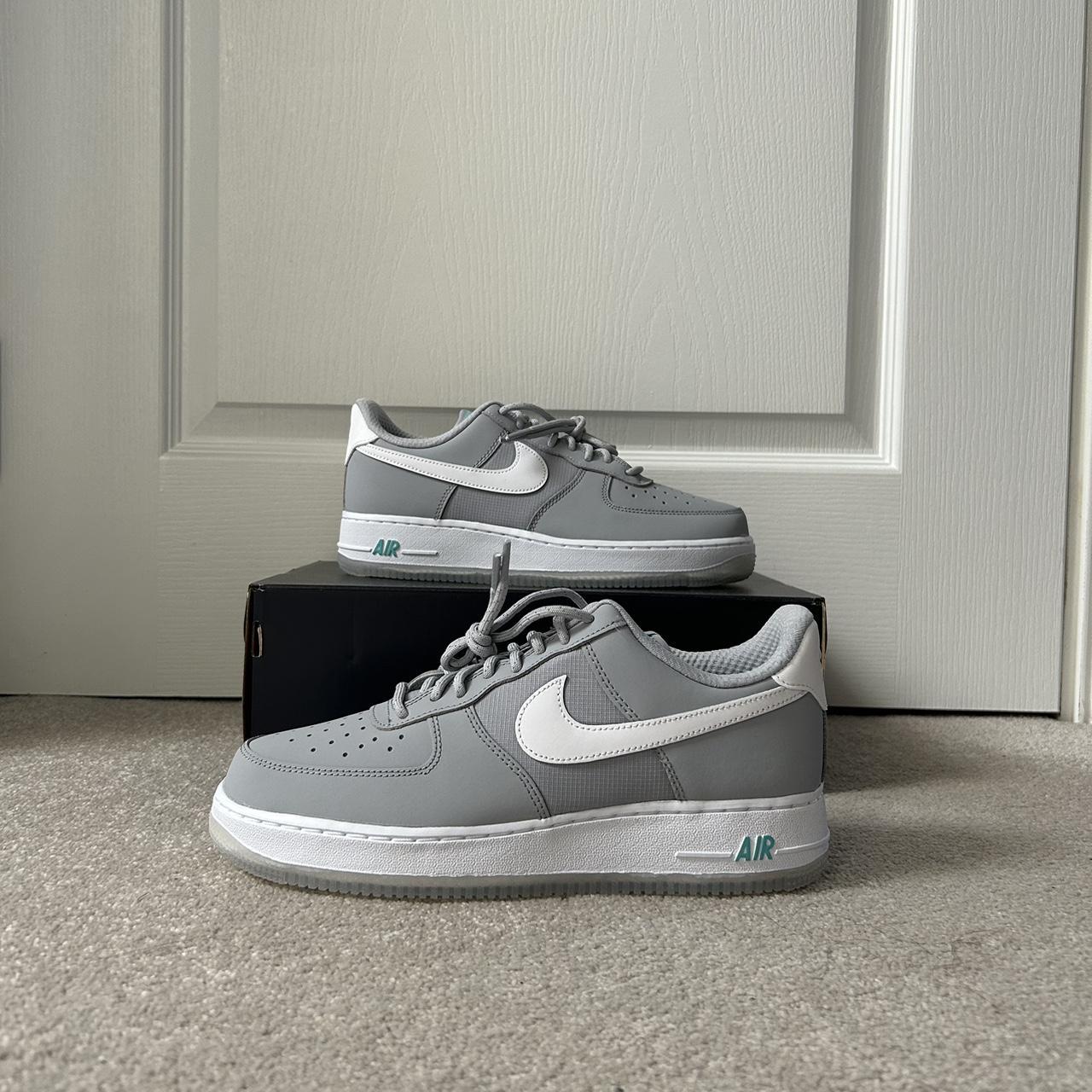 Nike air force 1 trainers outlet white black wolf grey