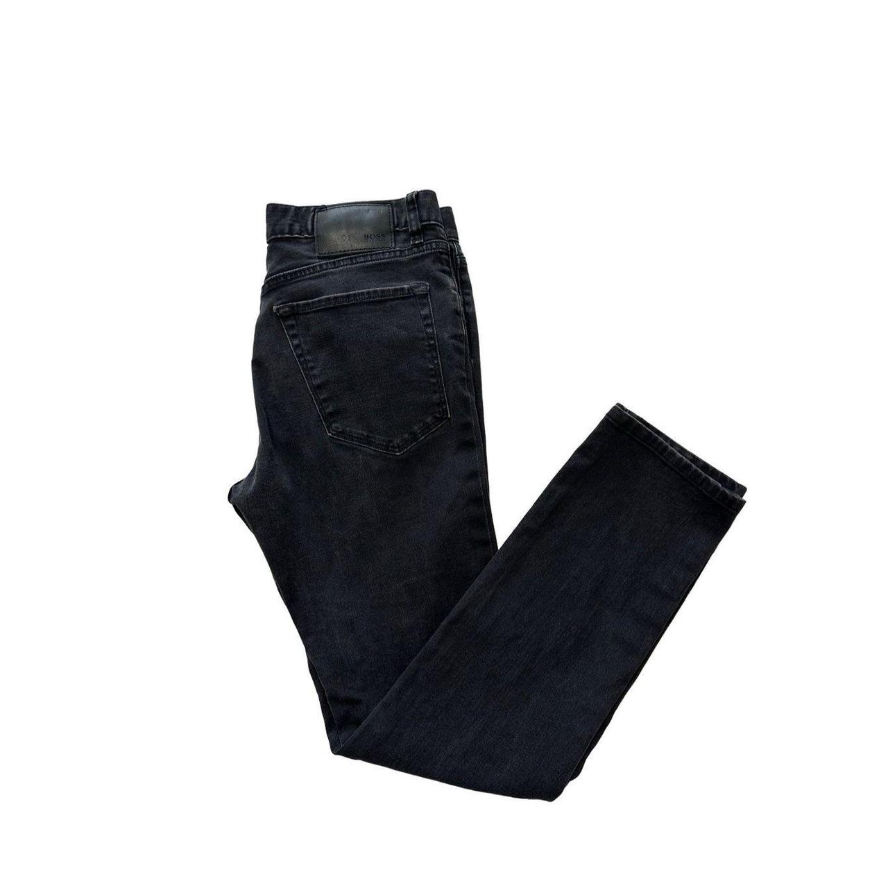 HUGO BOSS MAINE Jeans Stretch Black Jeans 33/32 C - Depop