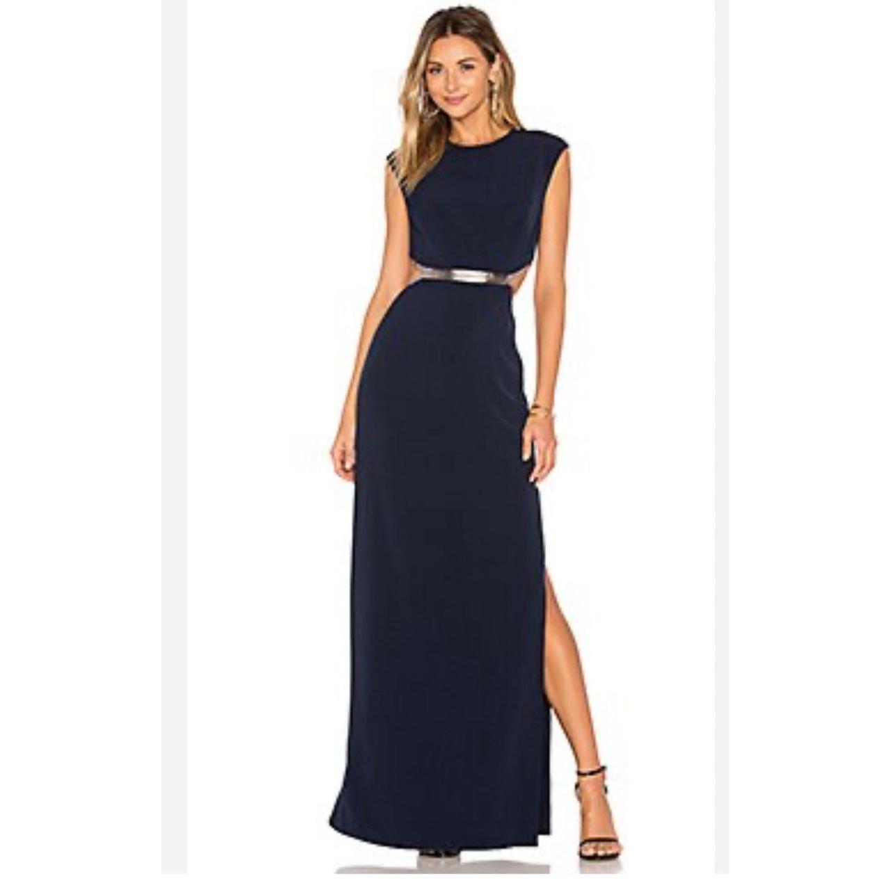 Halston heritage outlet cutout crepe dress