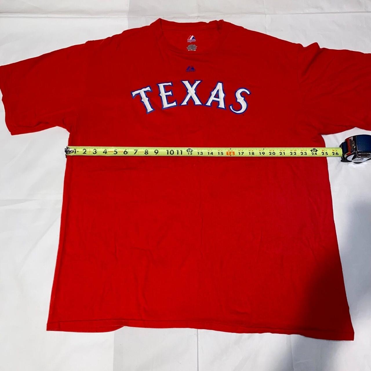 Majestic, Shirts & Tops, Red Youth Texas Rangers Jersey