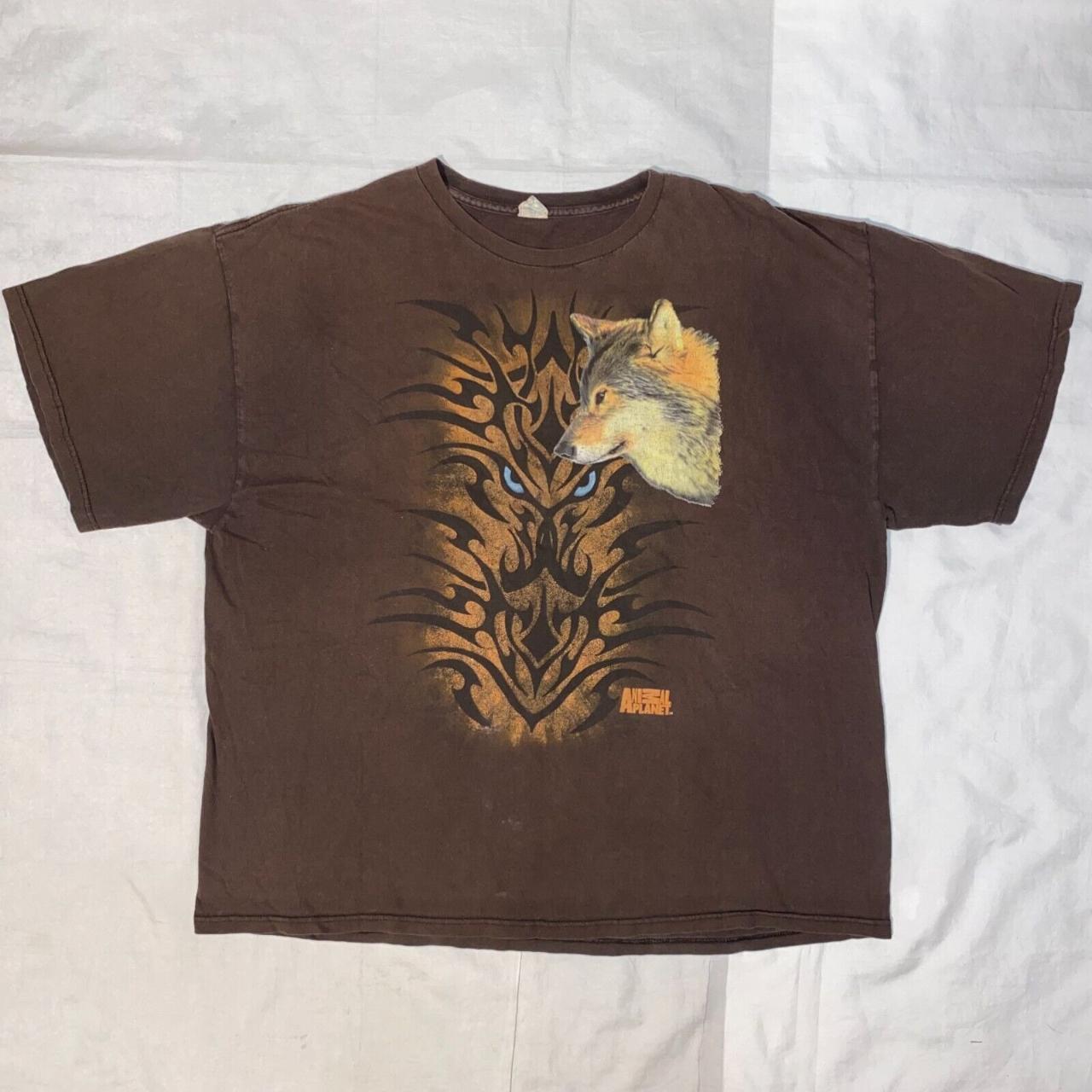 Animal Men's Brown T-shirt | Depop