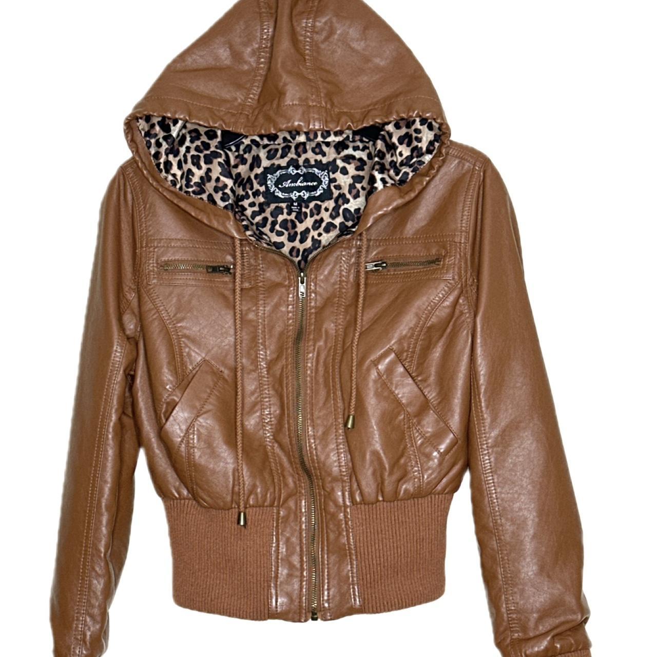 Ambiance apparel clearance leather jacket