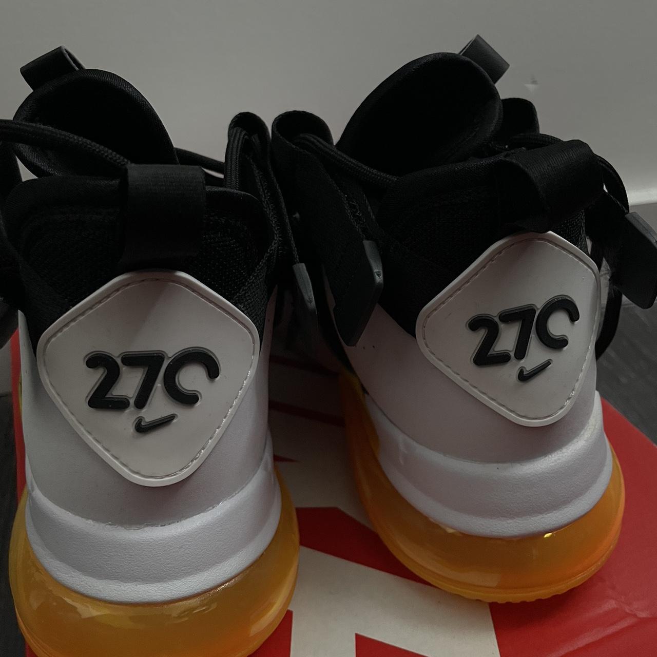 nike air edge 270 white black yellow