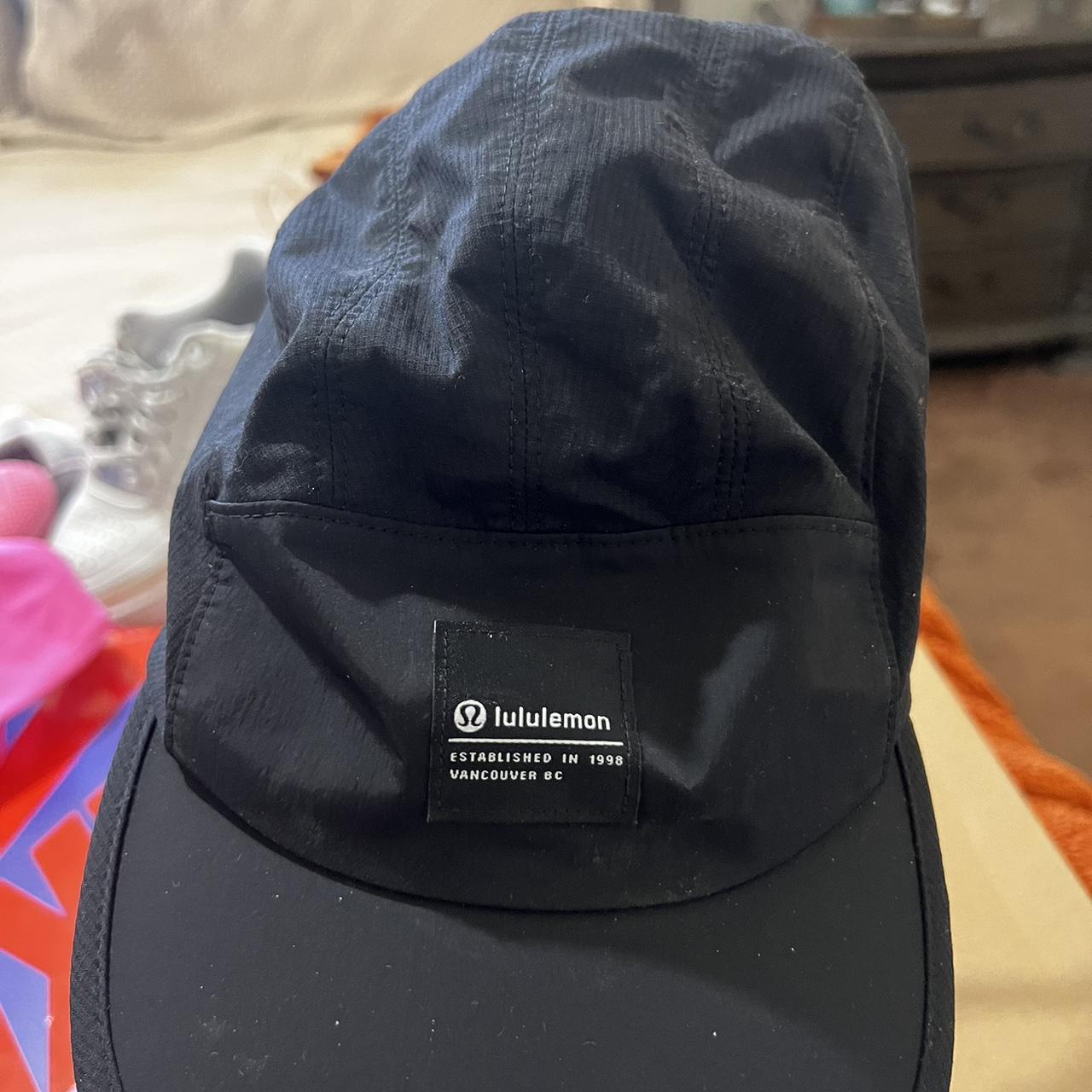 Black lululemon hat Depop