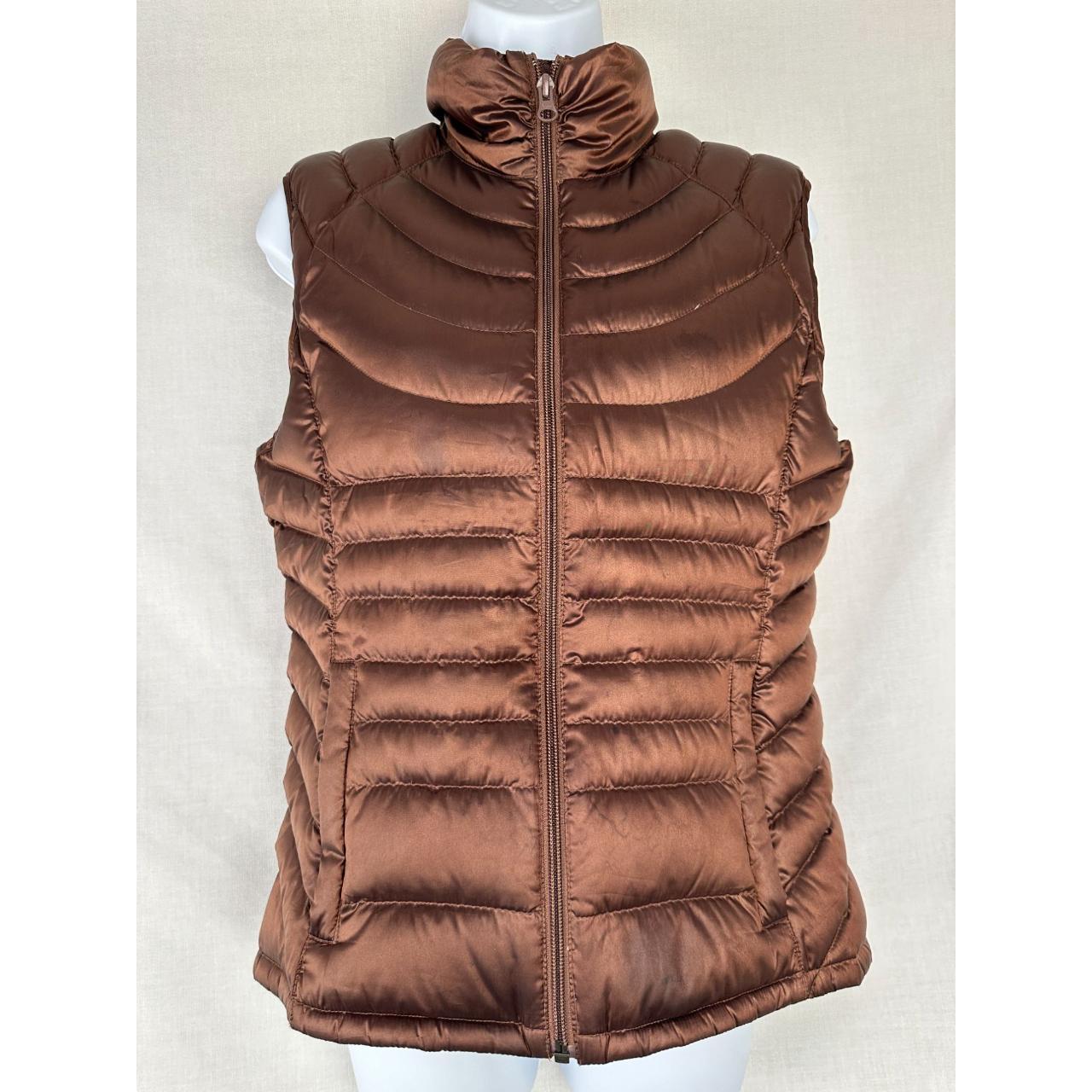 Bernardo Women s Goose Down Puffer Vest S Brown. Depop