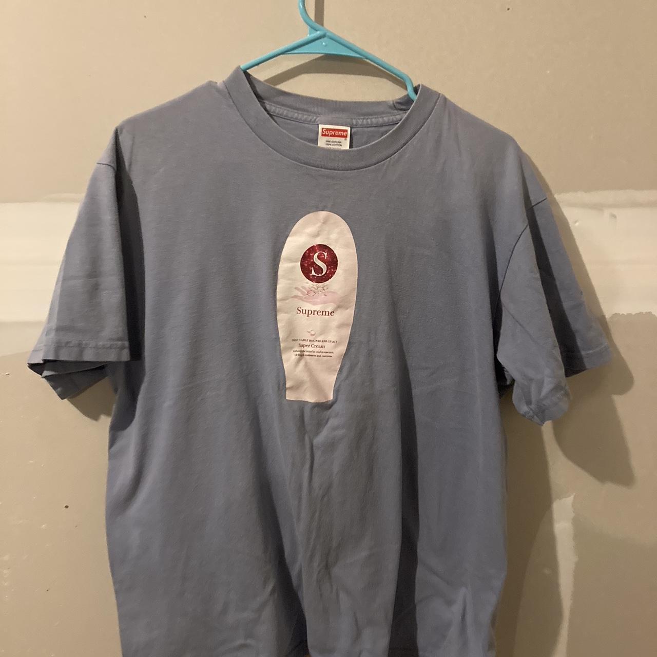 Supreme lotion sale shirt