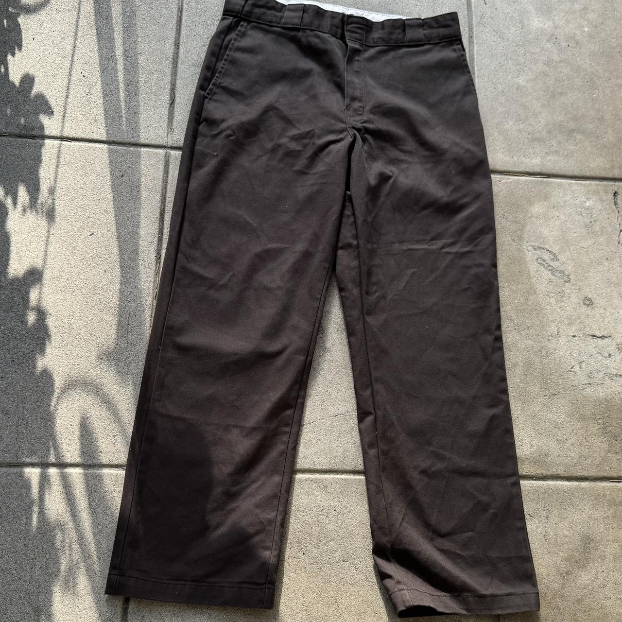 Brown dickies pants Great condition no flaws Size... - Depop