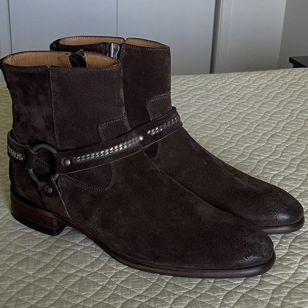 John Varvatos Eldridge Harness Boots Size 8US Depop