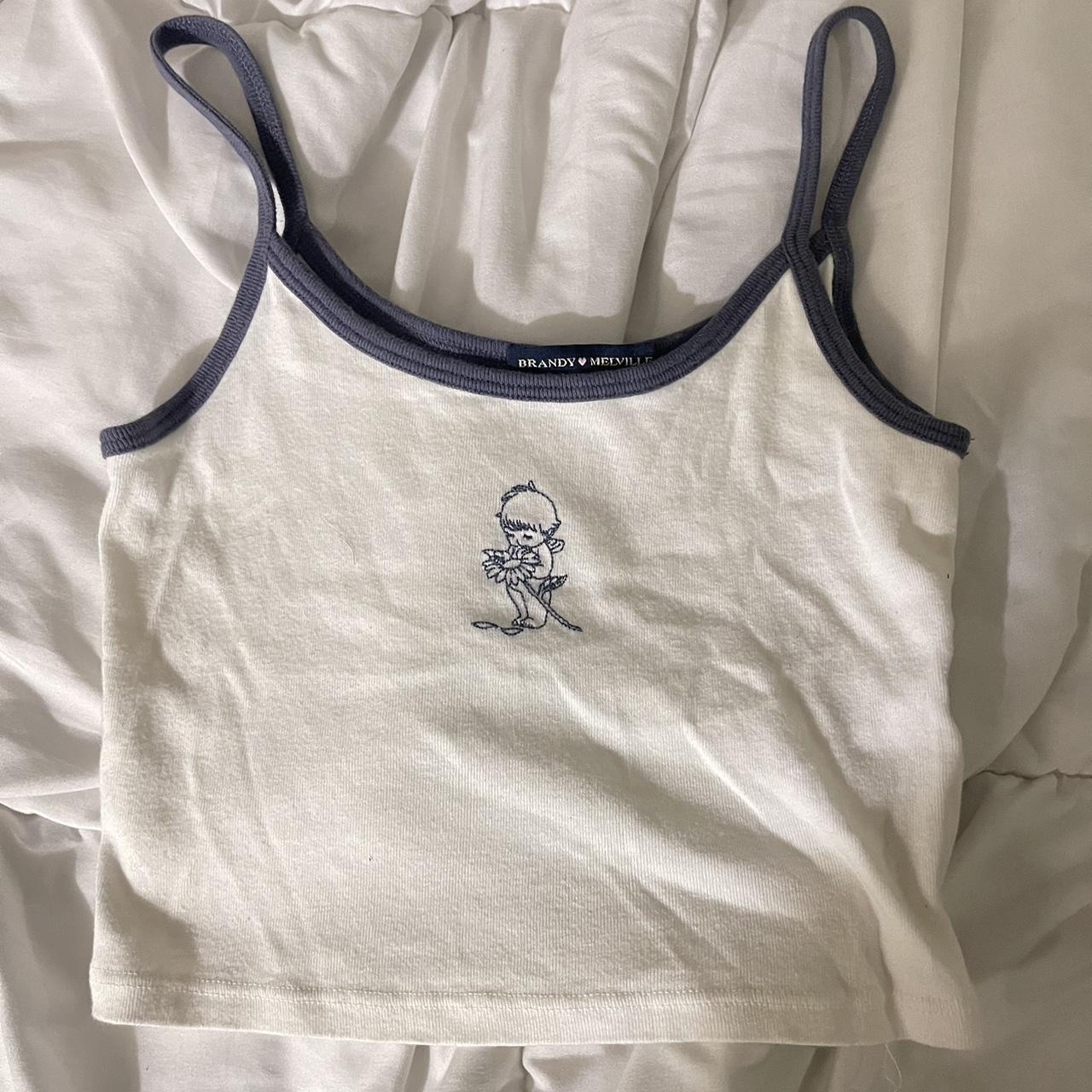 brandy melville baby tank, worn... Depop