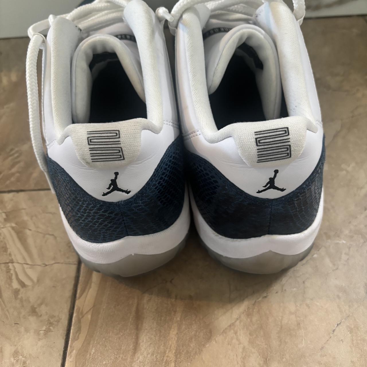 Jordan 11 low snake navy on sale