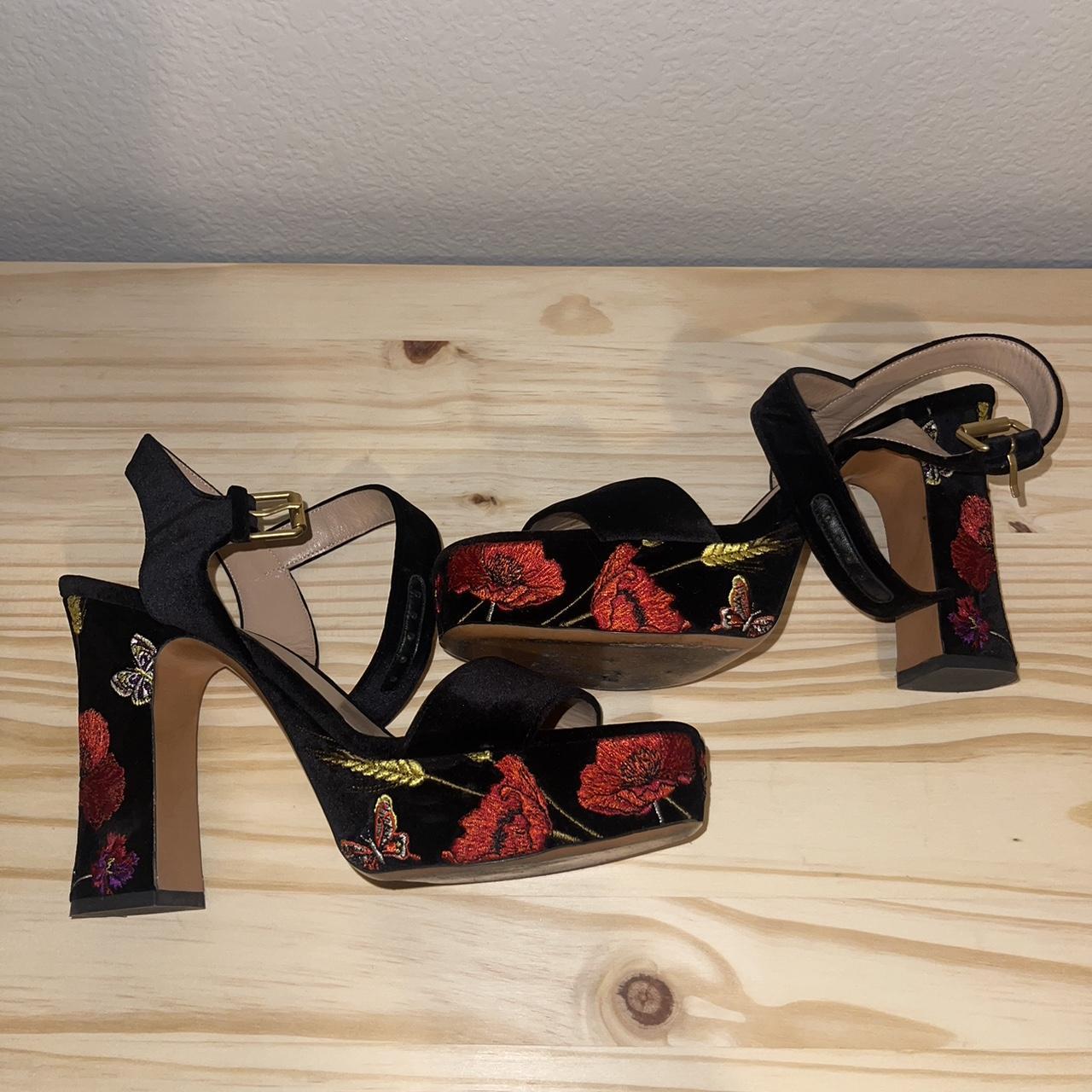 Valentino floral discount heels