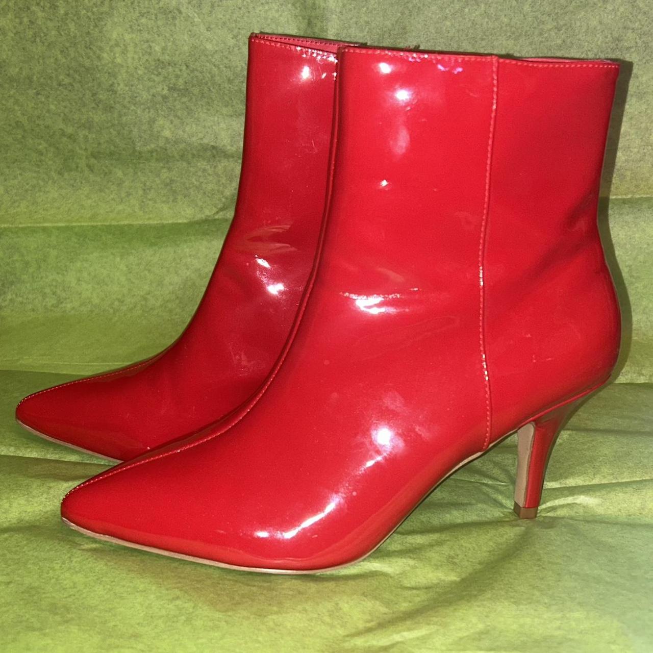 Charlotte russe red fashion boots